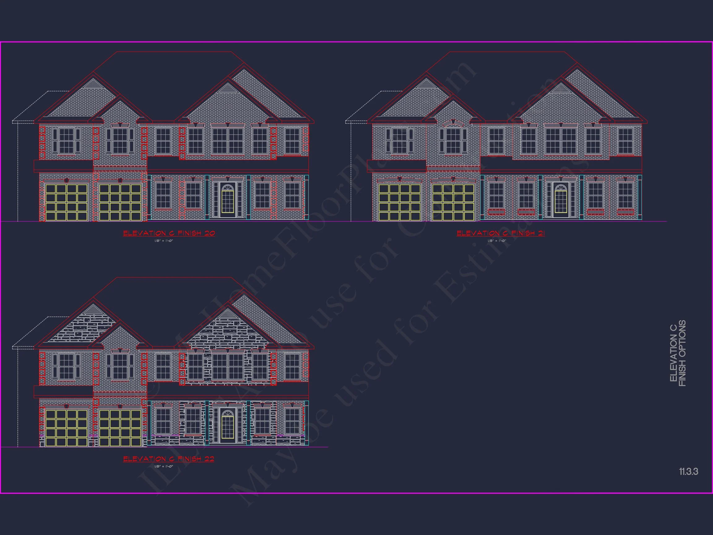 Modern Suburban house Plan: Spacious Floor Plan & CAD Designs