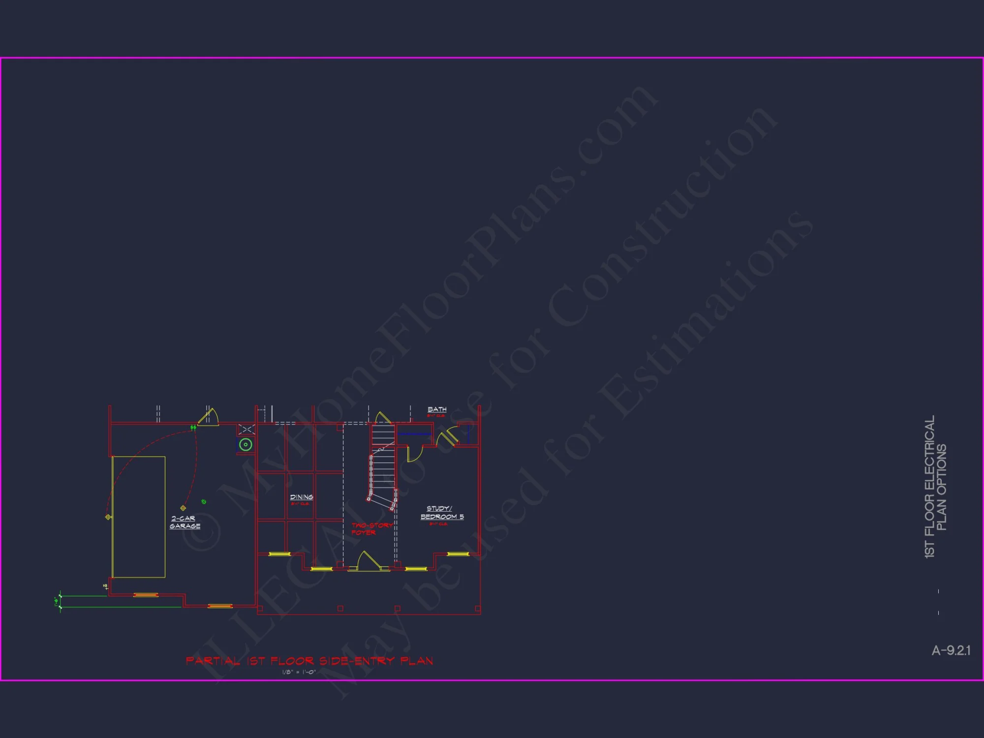 Spacious house Plan with 2 Floors, 5 Bedrooms, and 3-Car Garage