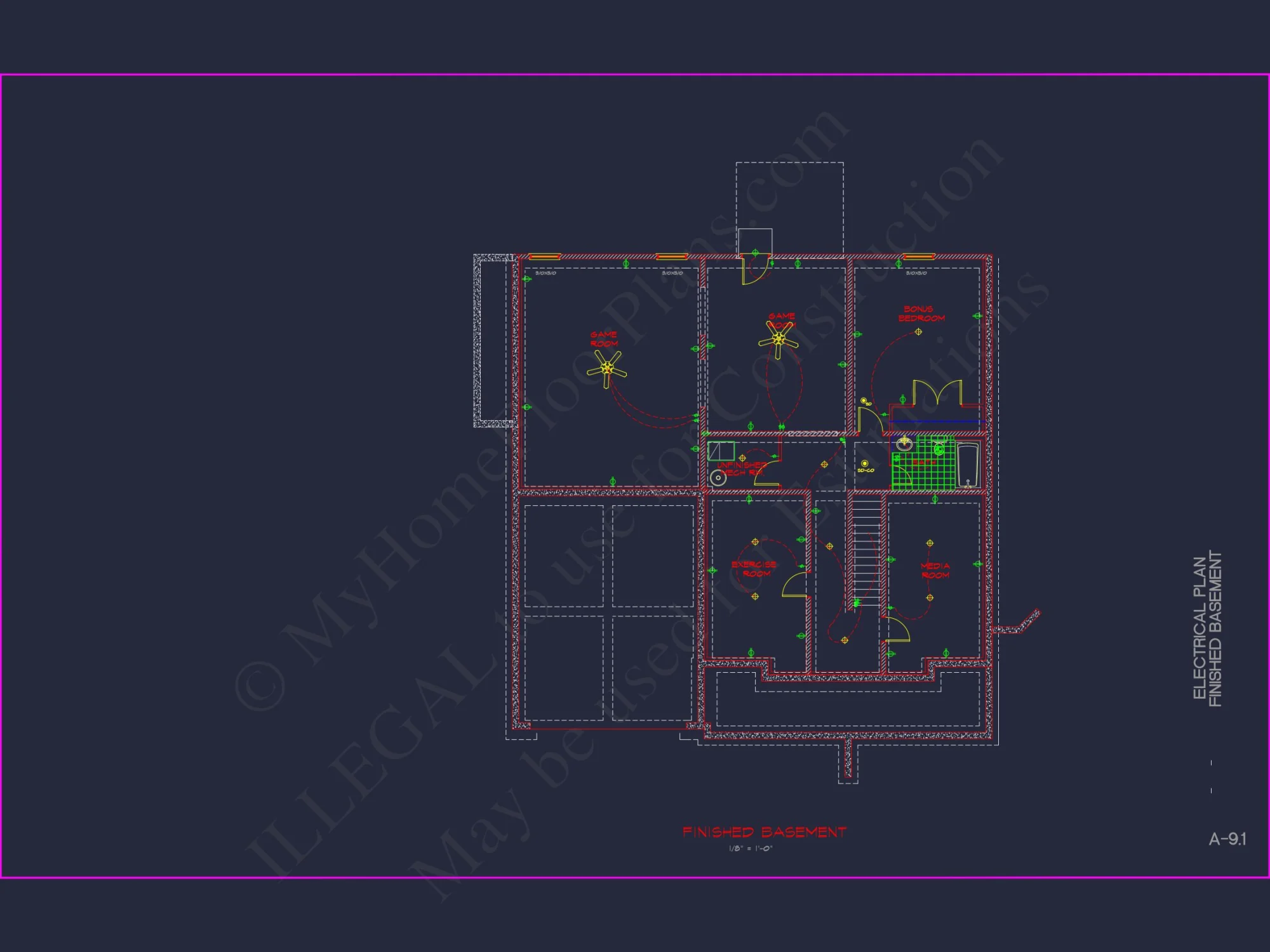 Spacious house Plan with 2 Floors, 5 Bedrooms, and 3-Car Garage