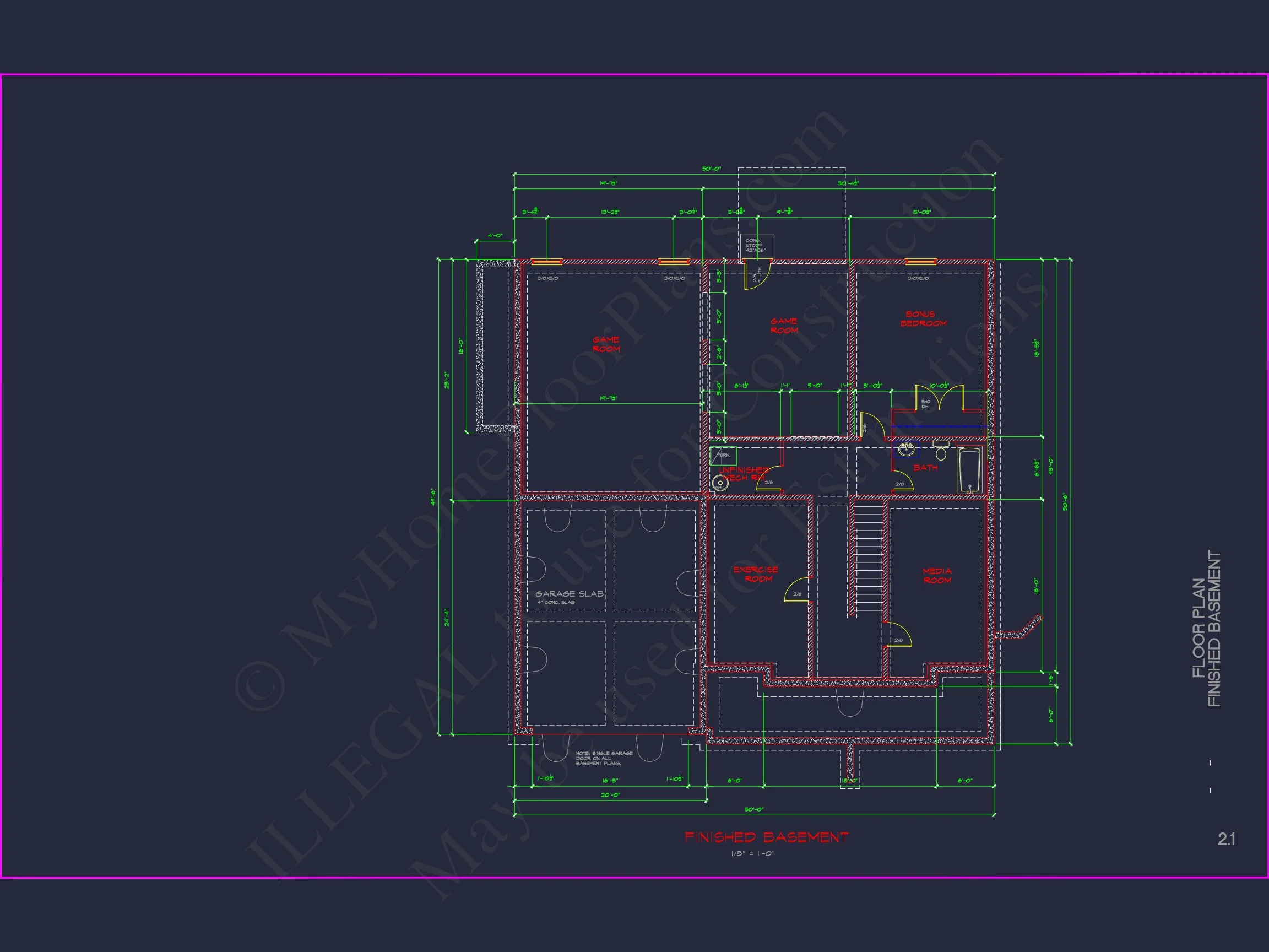Spacious house Plan with 2 Floors, 5 Bedrooms, and 3-Car Garage