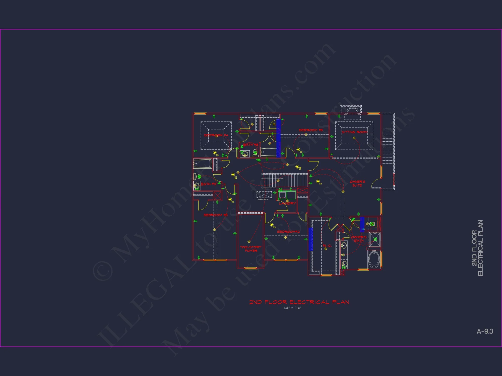 Classic Suburban house Plan: Floor Blueprint with CAD Designs
