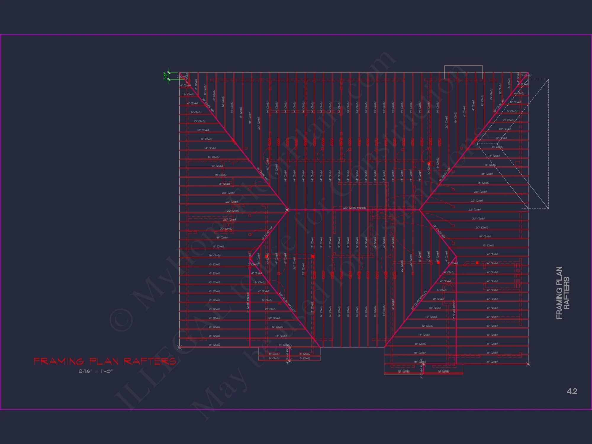 Classic Suburban house Plan: Floor Blueprint with CAD Designs
