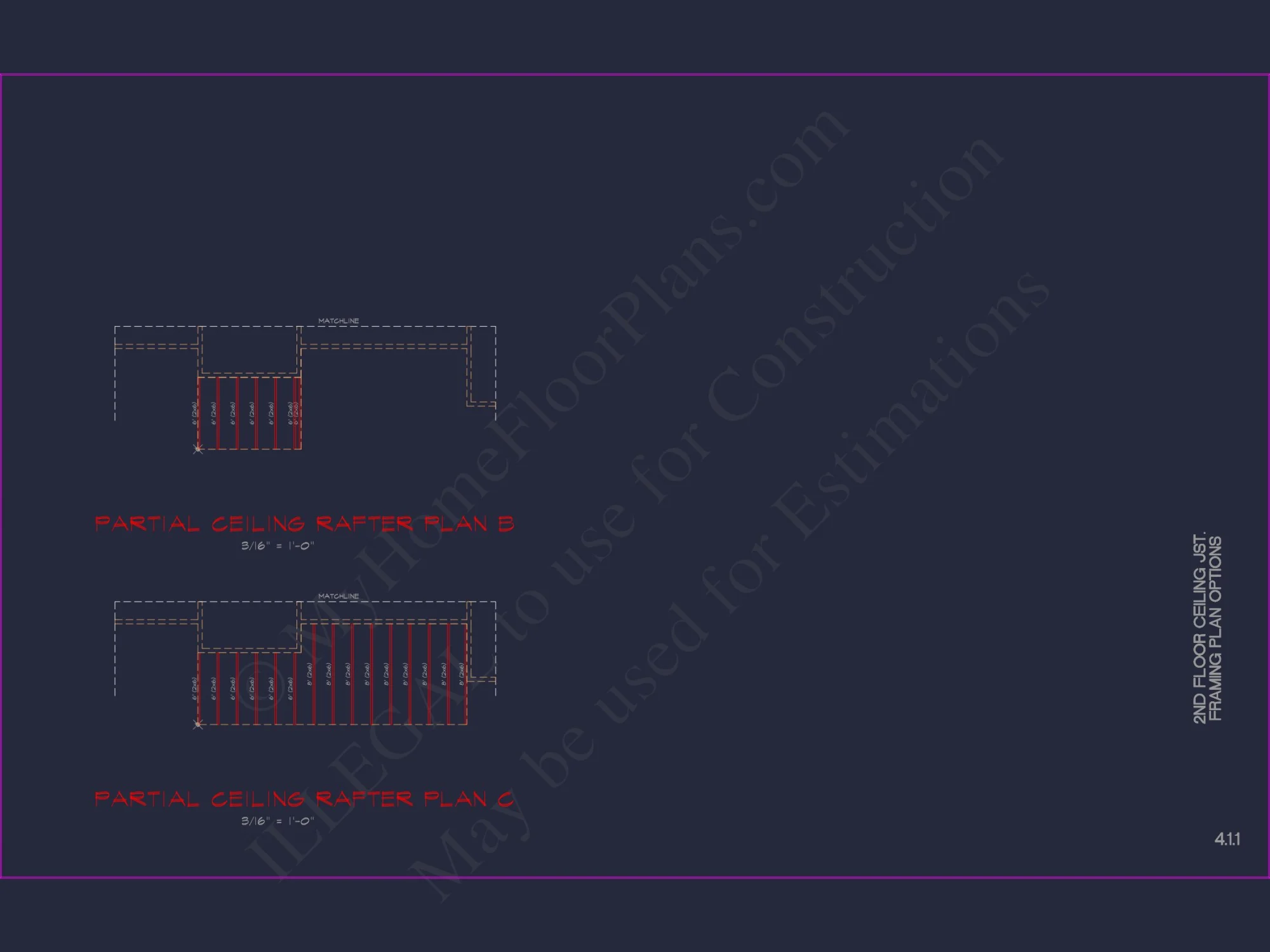 Classic Suburban house Plan: Floor Blueprint with CAD Designs