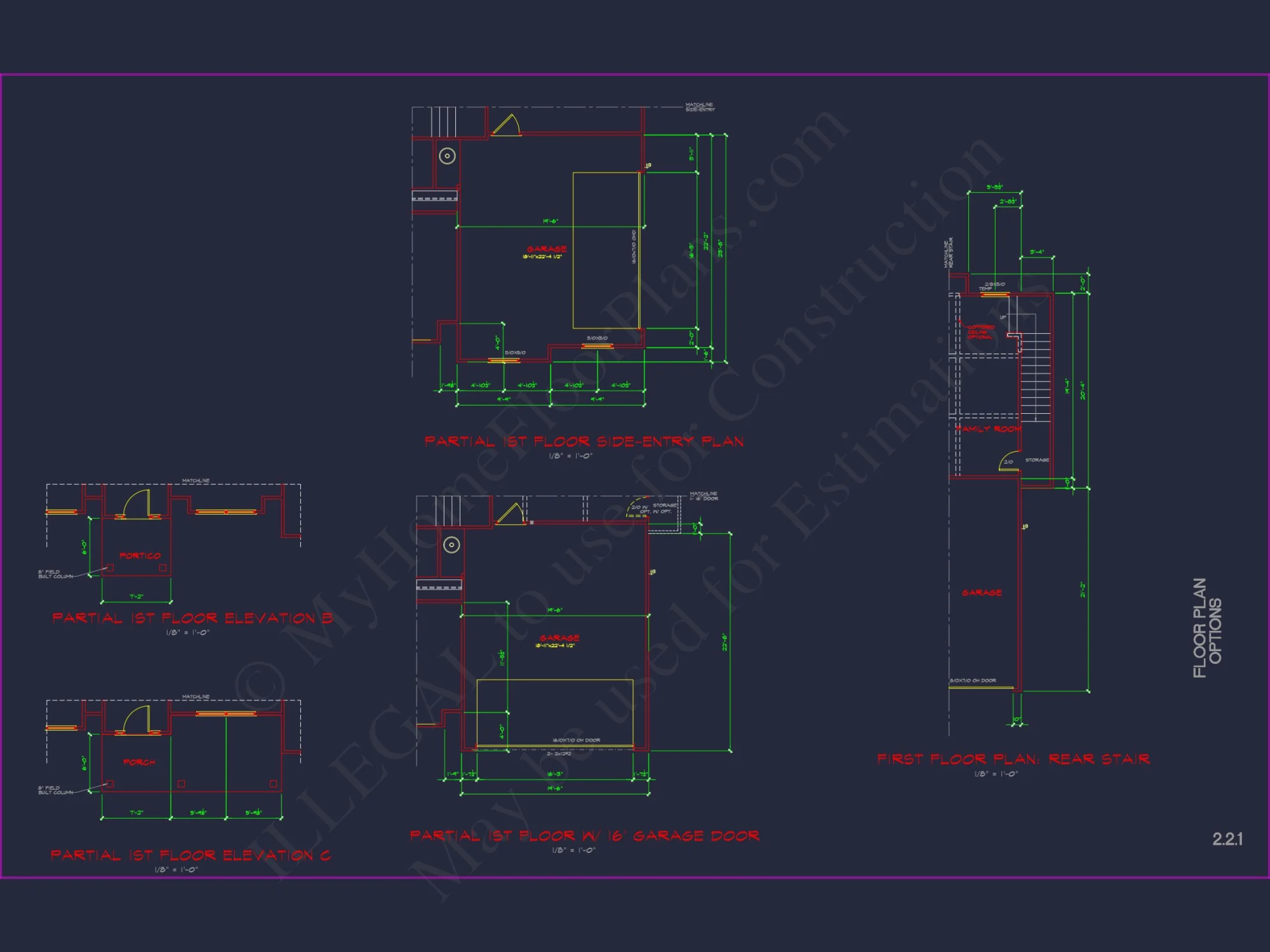 Classic Suburban house Plan: Floor Blueprint with CAD Designs