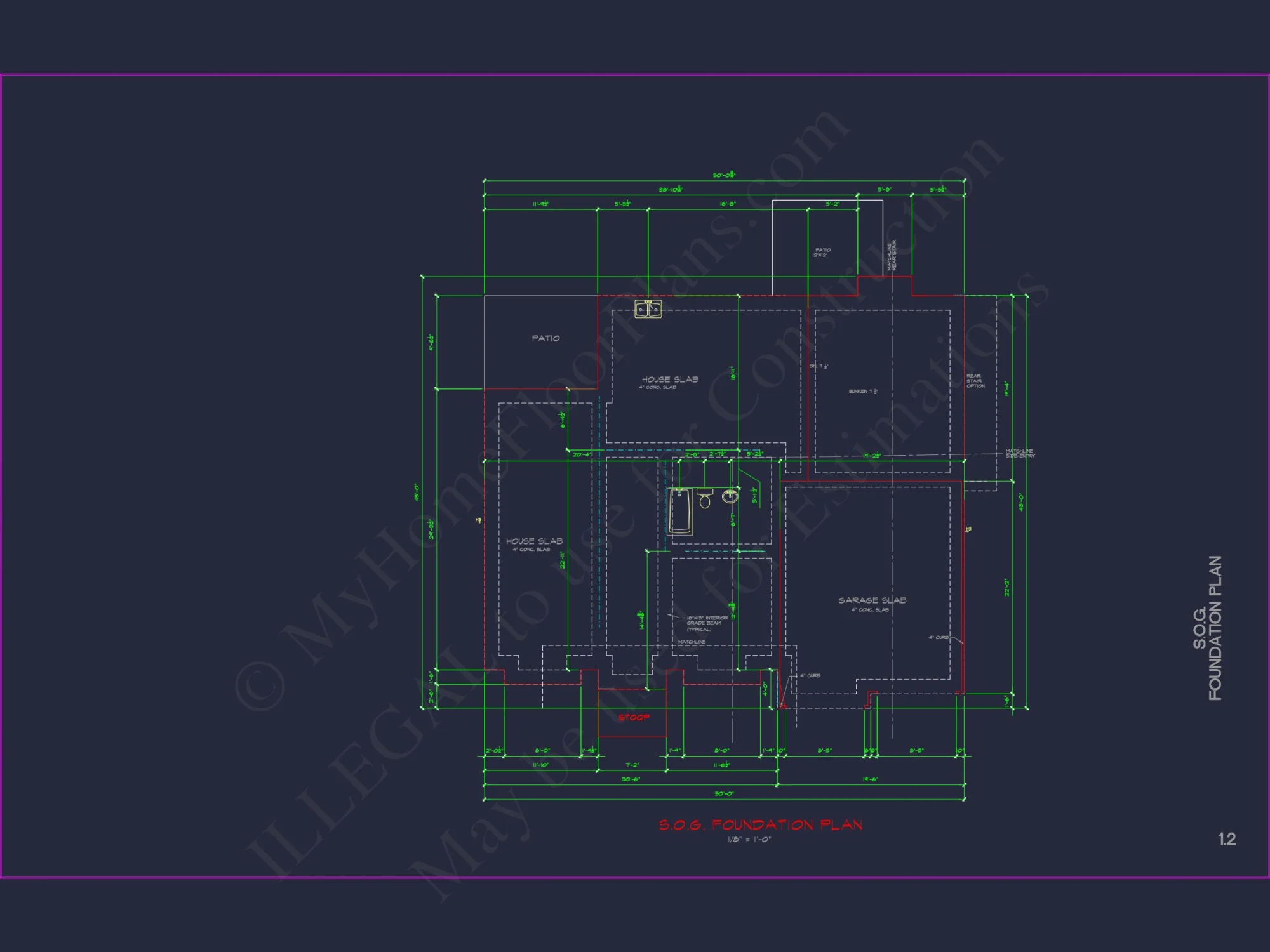 Classic Suburban house Plan: Floor Blueprint with CAD Designs