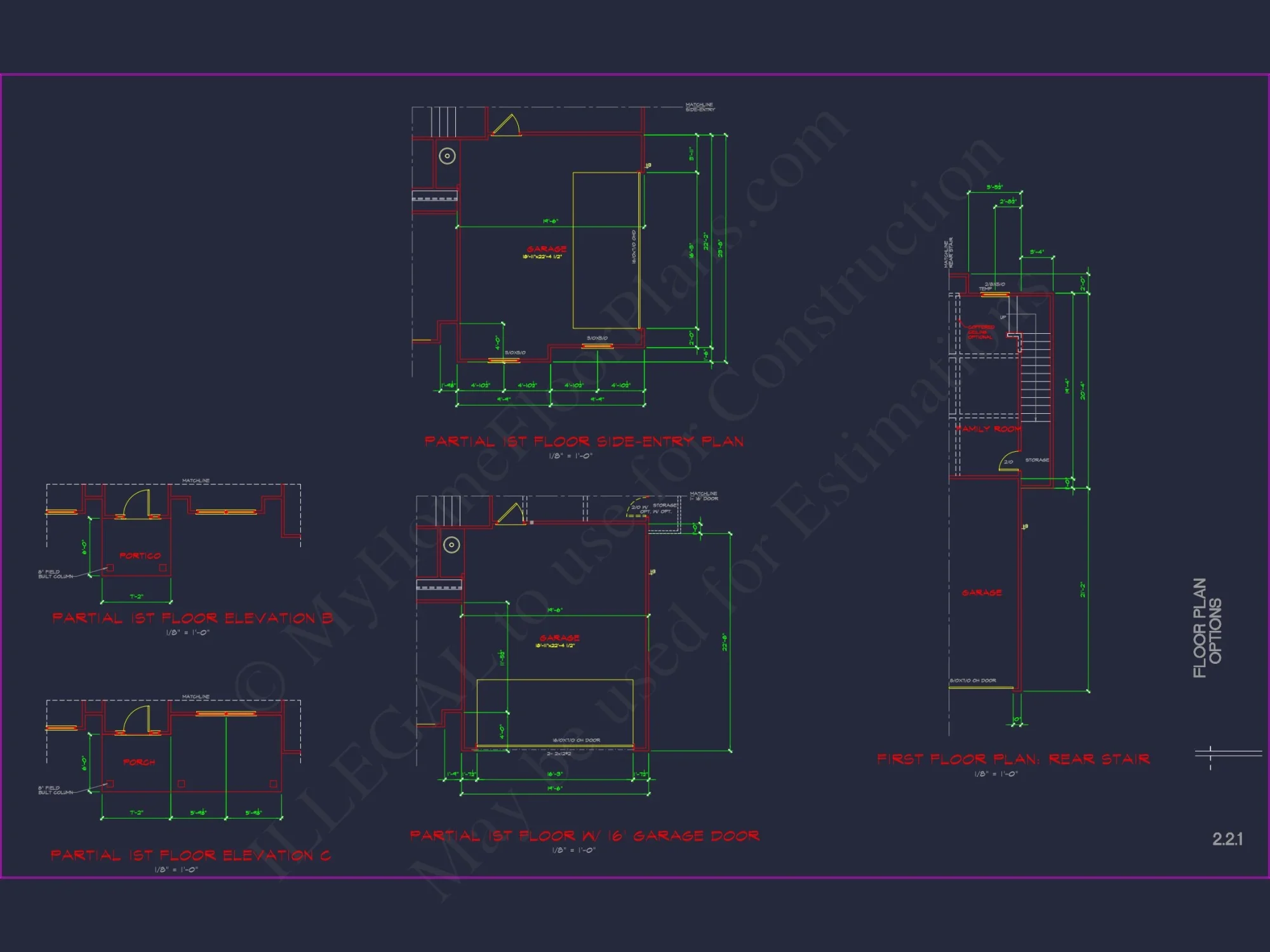 Classic house Plan with Detailed Floor Plans & CAD Designs