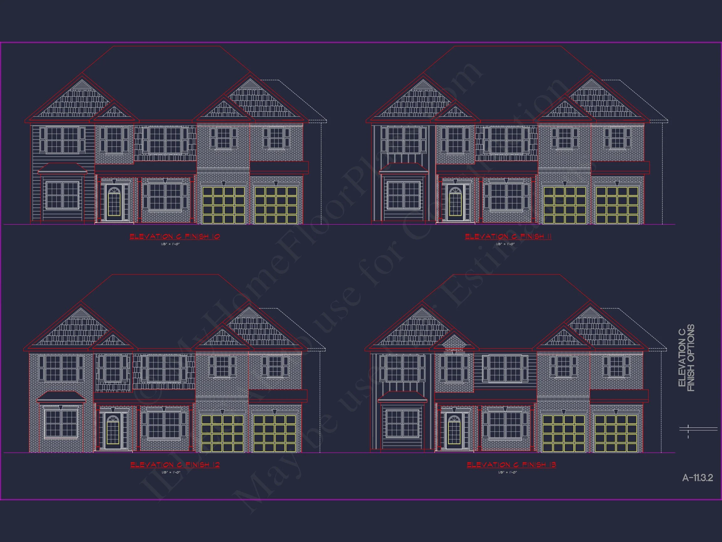 12-2610 HOUSE PLAN - Classic House Plan with Detailed Floor Plans & CAD Designs 18 Classic house Plan with Detailed Floor Plans & CAD Designs