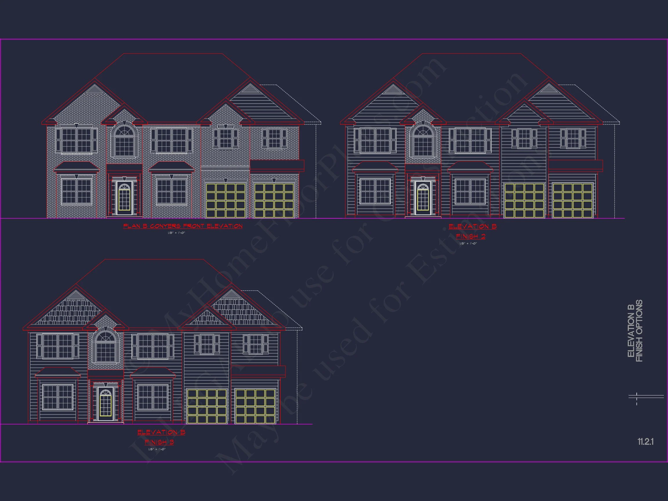 12-2610 HOUSE PLAN - Classic House Plan with Detailed Floor Plans & CAD Designs 14 Classic house Plan with Detailed Floor Plans & CAD Designs