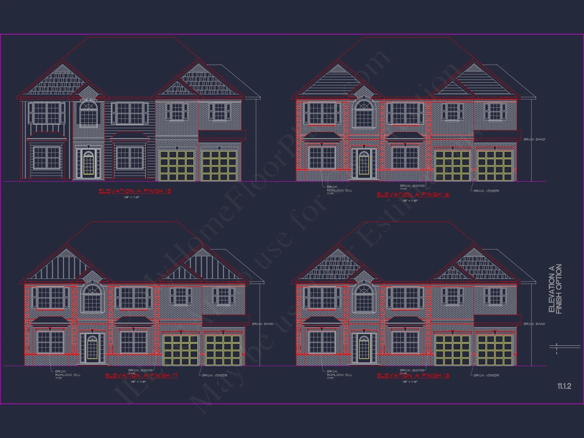 Classic house Plan with Detailed Floor Plans & CAD Designs