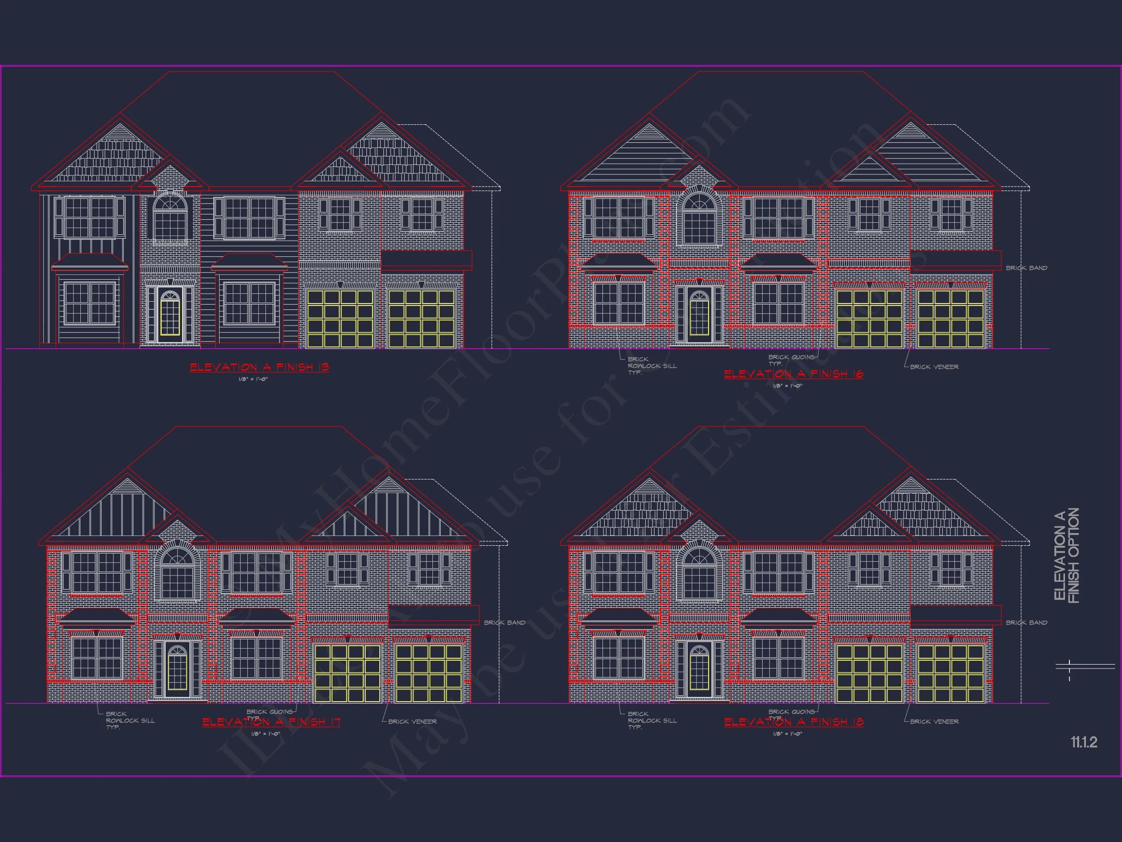 12-2610 HOUSE PLAN - Classic House Plan with Detailed Floor Plans & CAD Designs 12 Classic house Plan with Detailed Floor Plans & CAD Designs