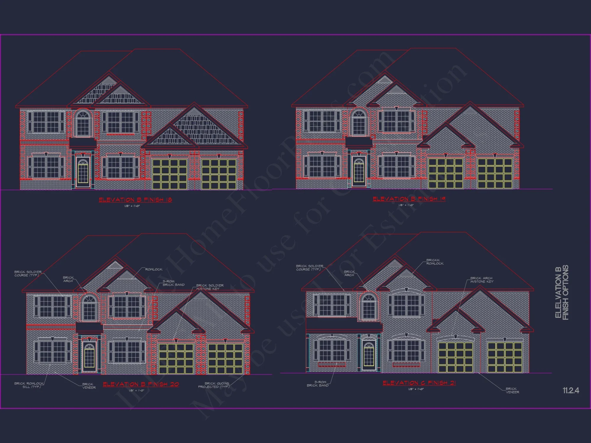 Modern Suburban house Plan with CAD Designs & Floor Blueprint