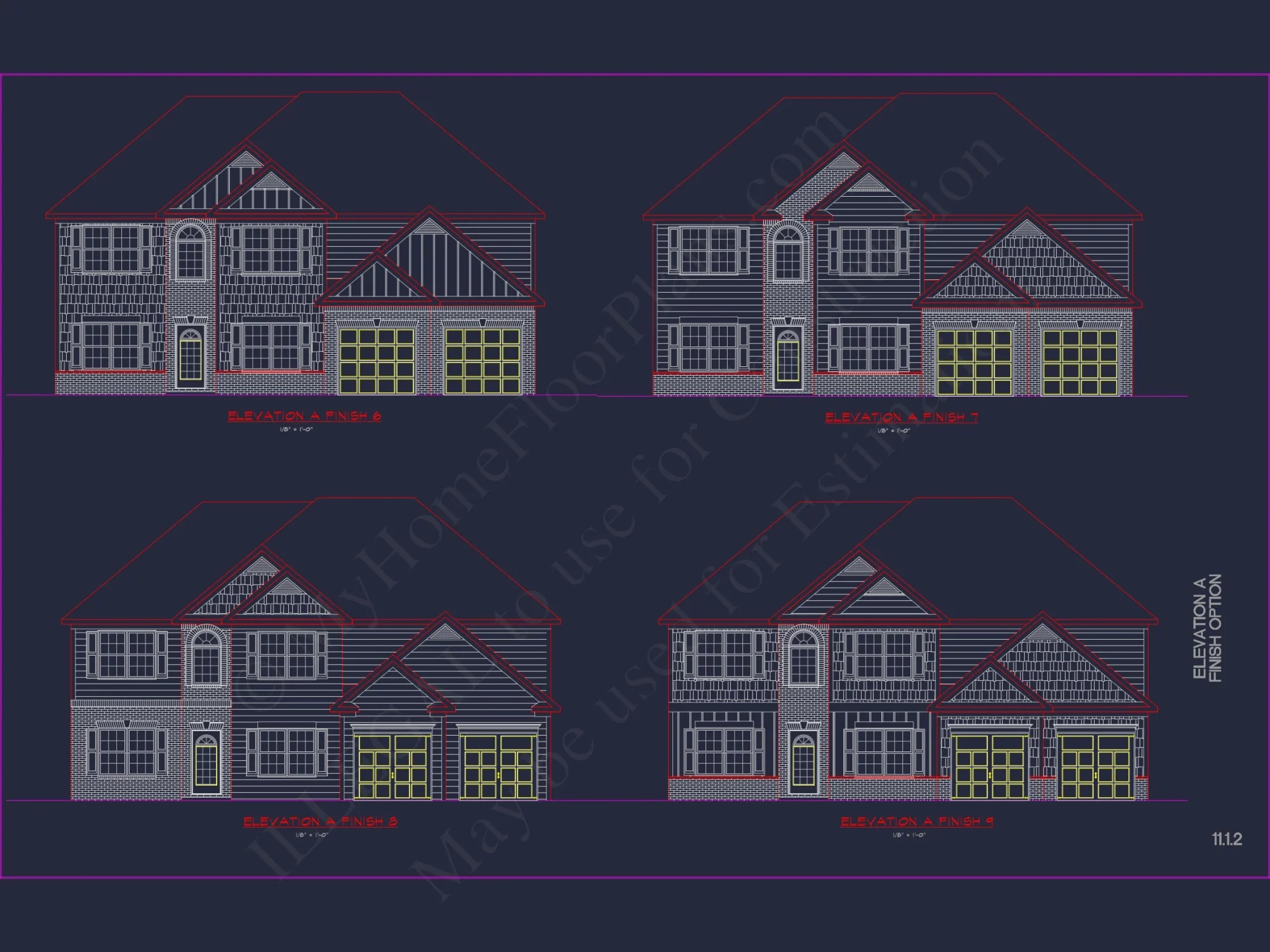 Modern Suburban house Plan with CAD Designs & Floor Blueprint