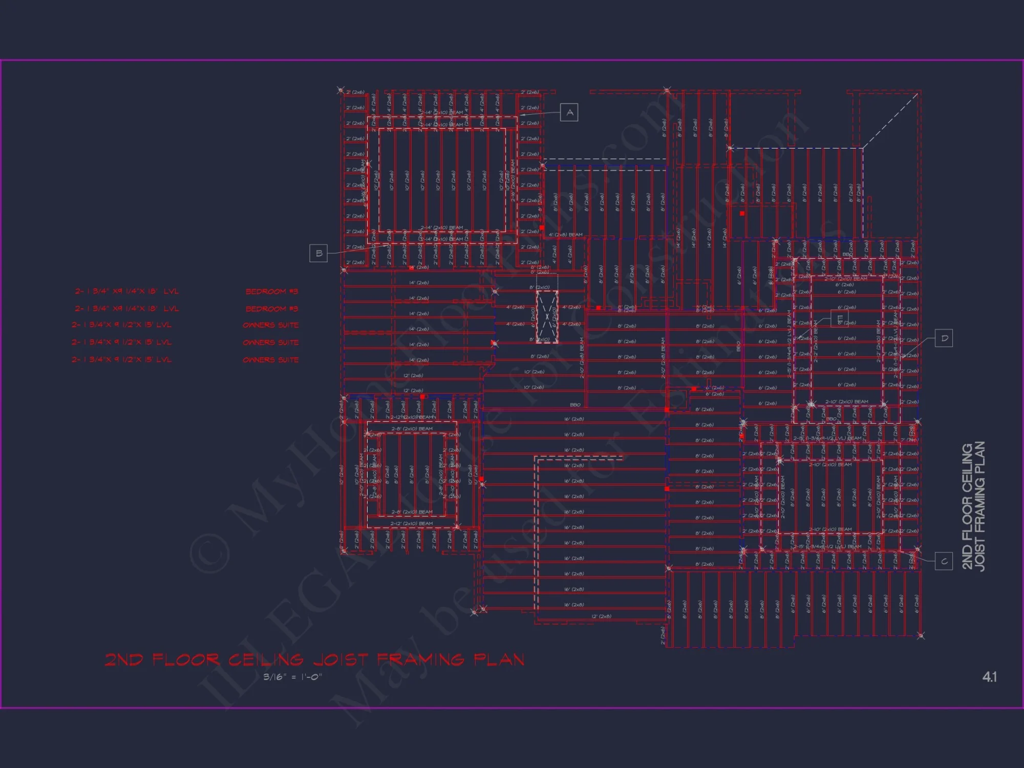 Modern Suburban house Plan with CAD Designs & Floor Blueprint