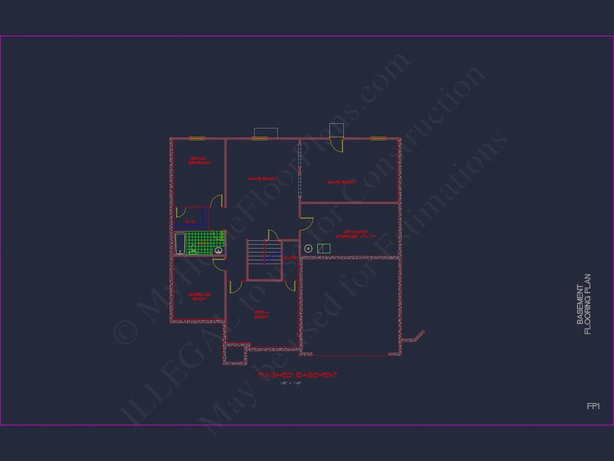 Modern Suburban house Plan with CAD Designs & Floor Blueprint