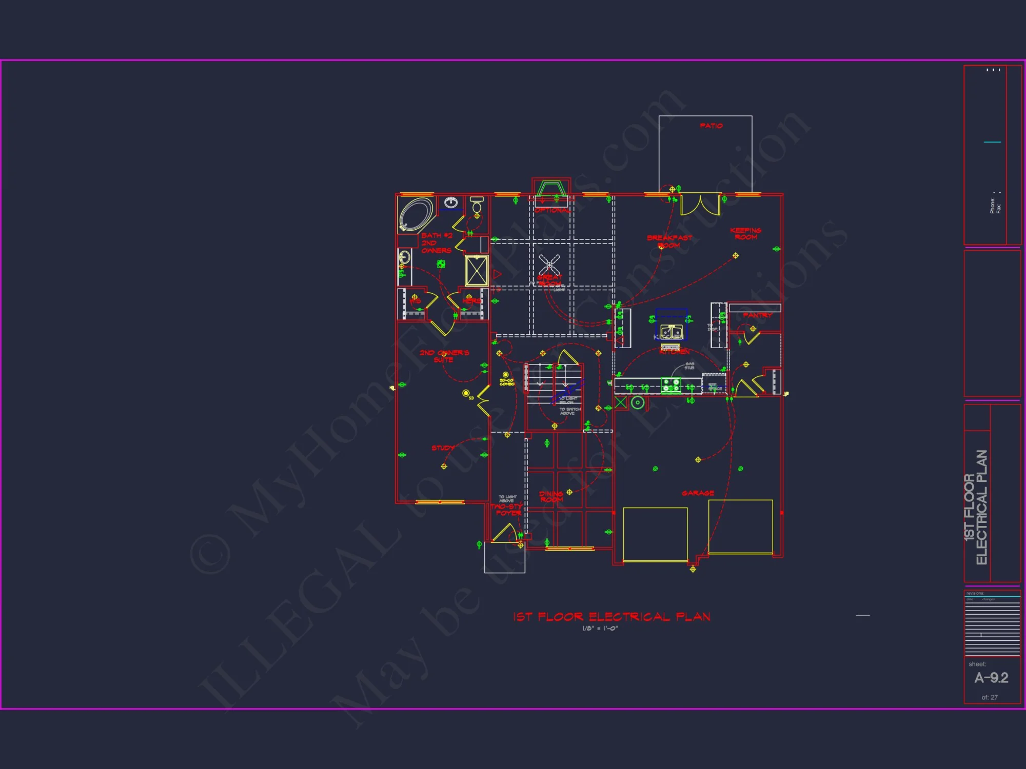 Luxury house Plan with 2 Floors, 6 Bedrooms, and CAD Designs