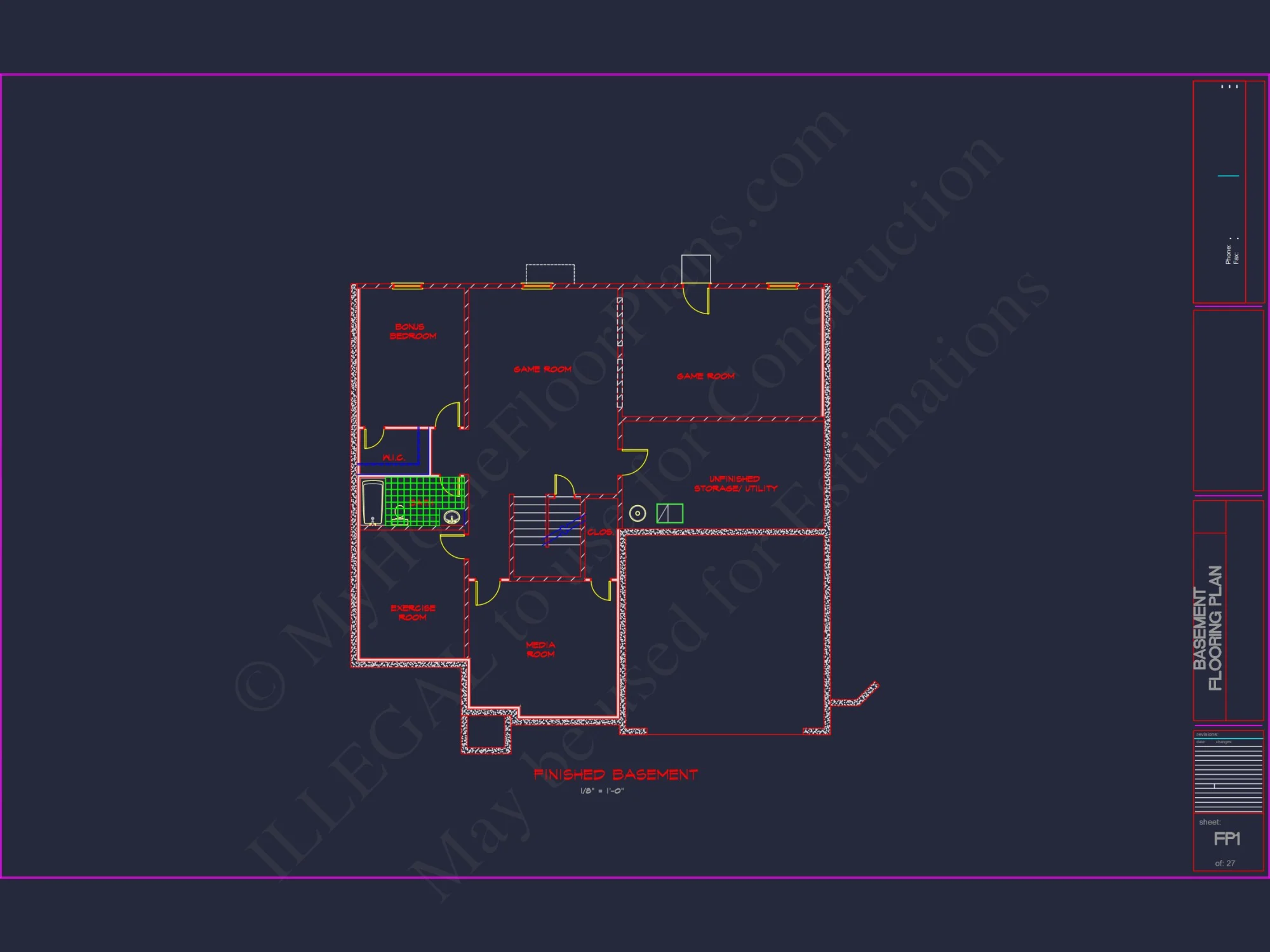 Luxury house Plan with 2 Floors, 6 Bedrooms, and CAD Designs
