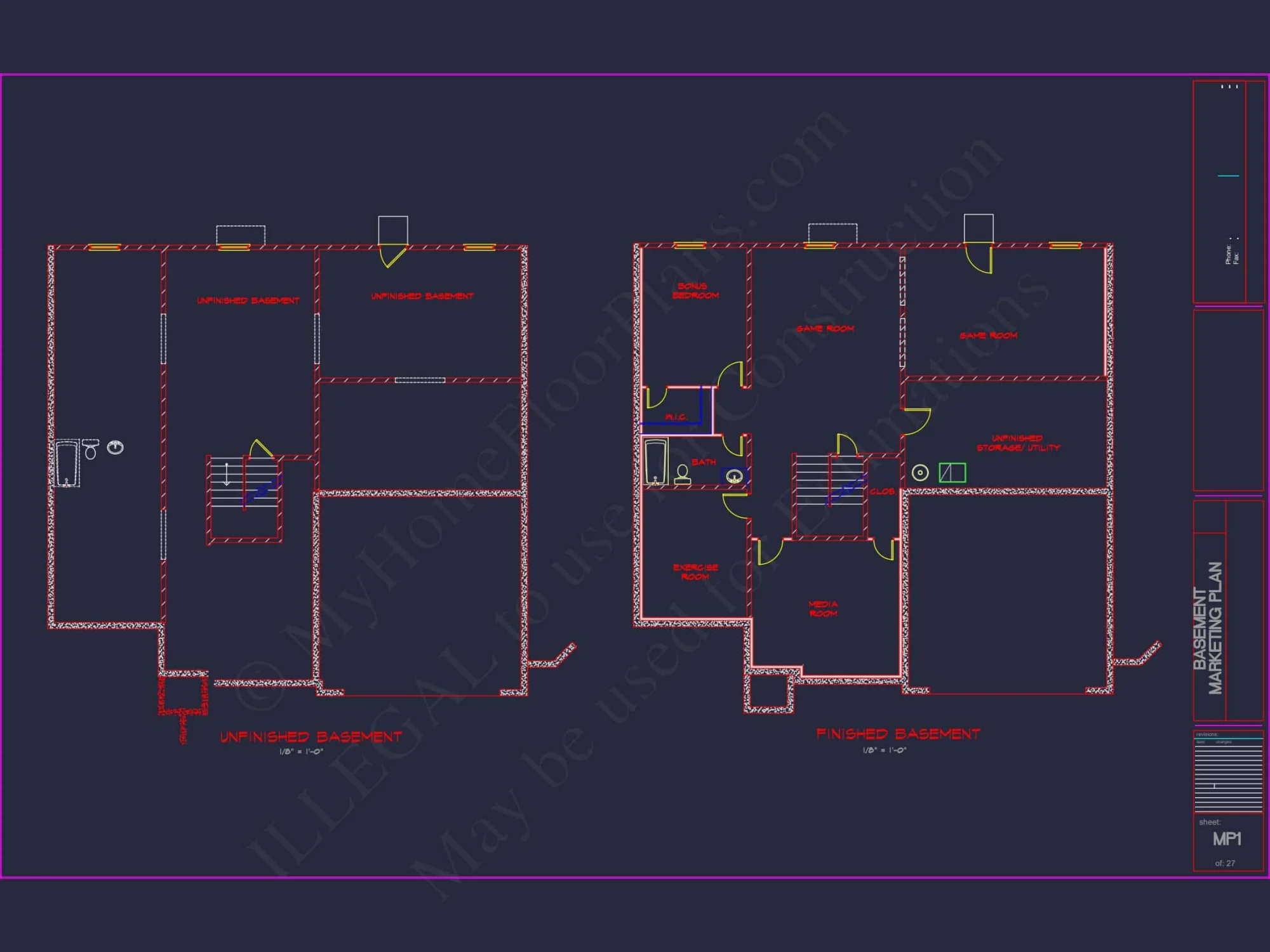 Luxury house Plan with 2 Floors, 6 Bedrooms, and CAD Designs