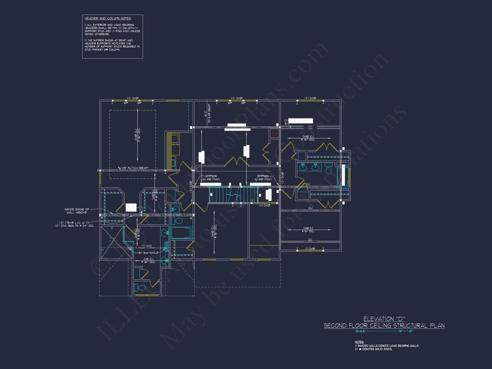 Elegant house Plan with CAD Floor Plan and Architectural Designs