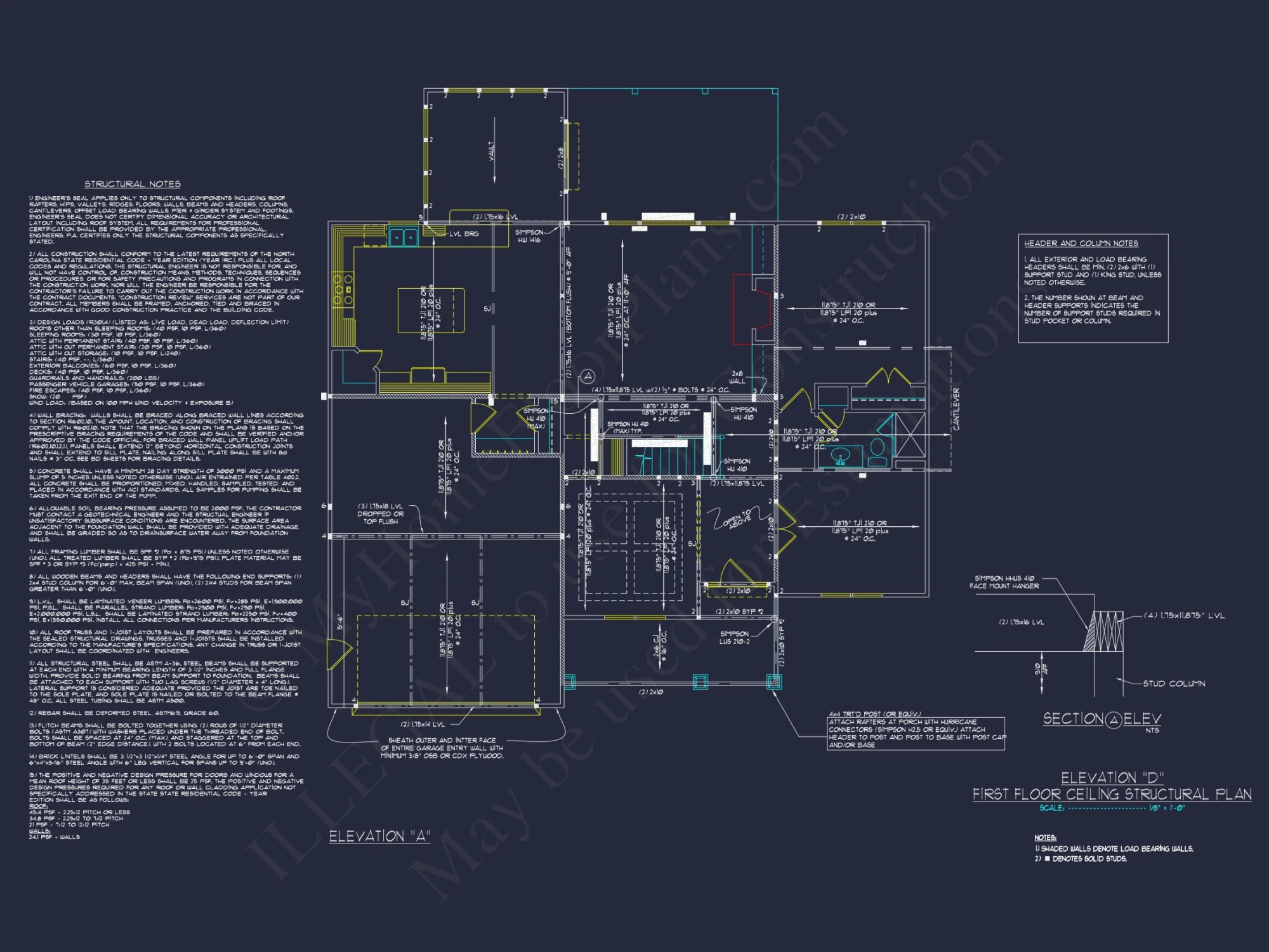 Elegant house Plan with CAD Floor Plan and Architectural Designs