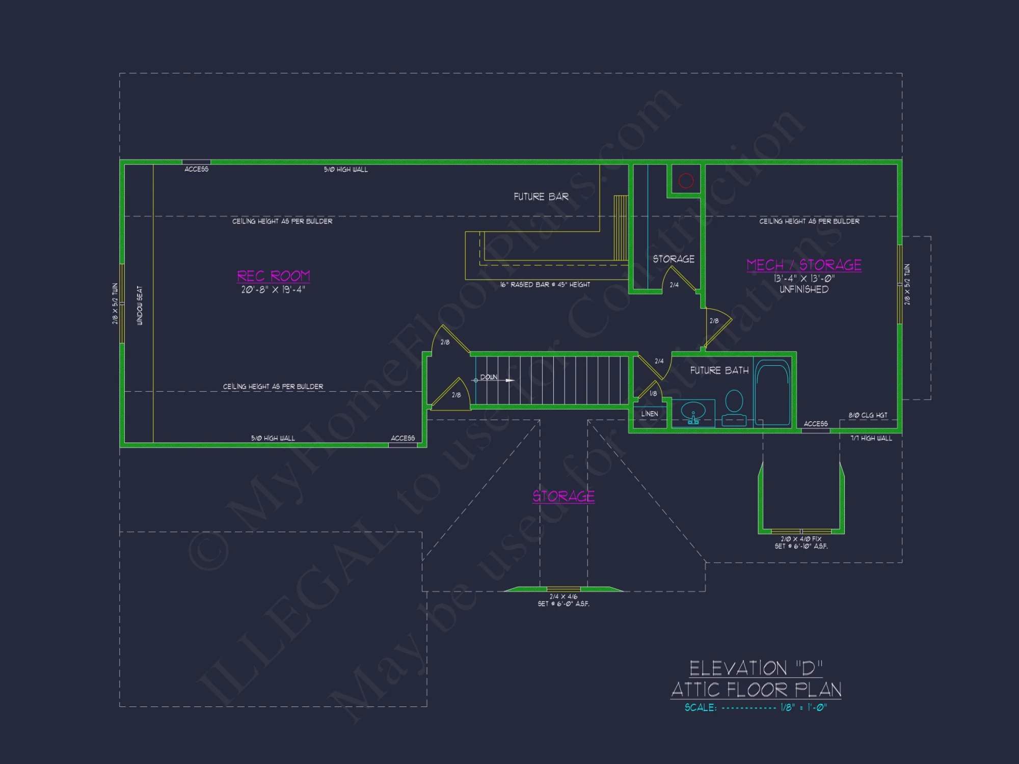 Elegant house Plan with CAD Floor Plan and Architectural Designs