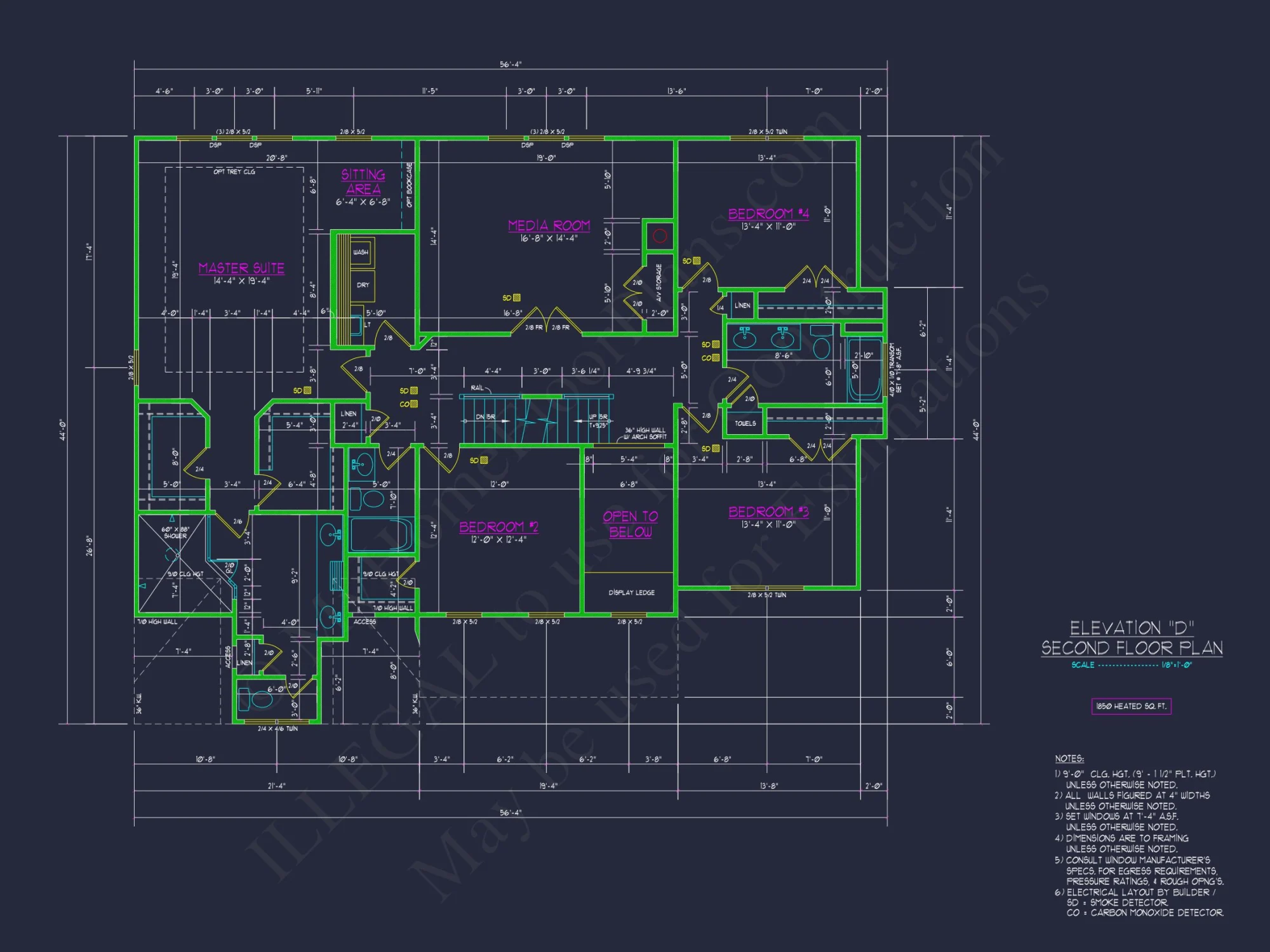 Elegant house Plan with CAD Floor Plan and Architectural Designs