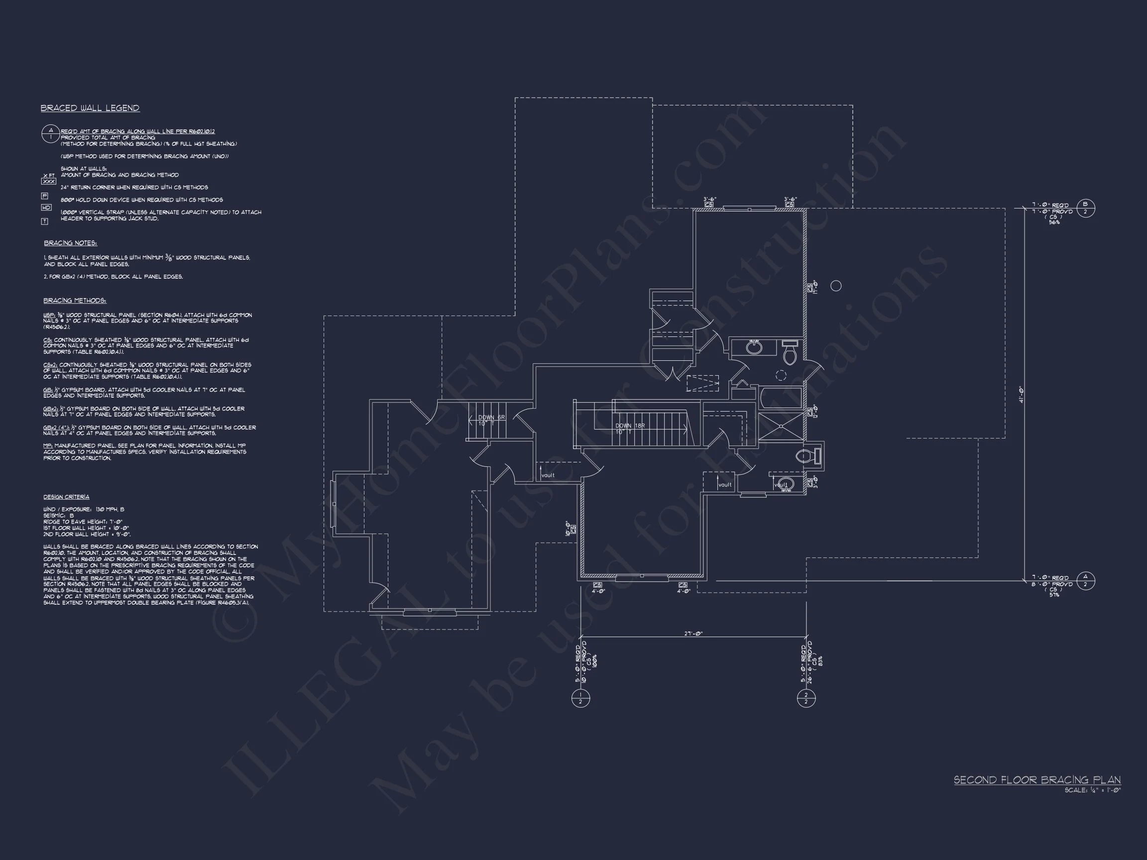 2-Story house Blueprint