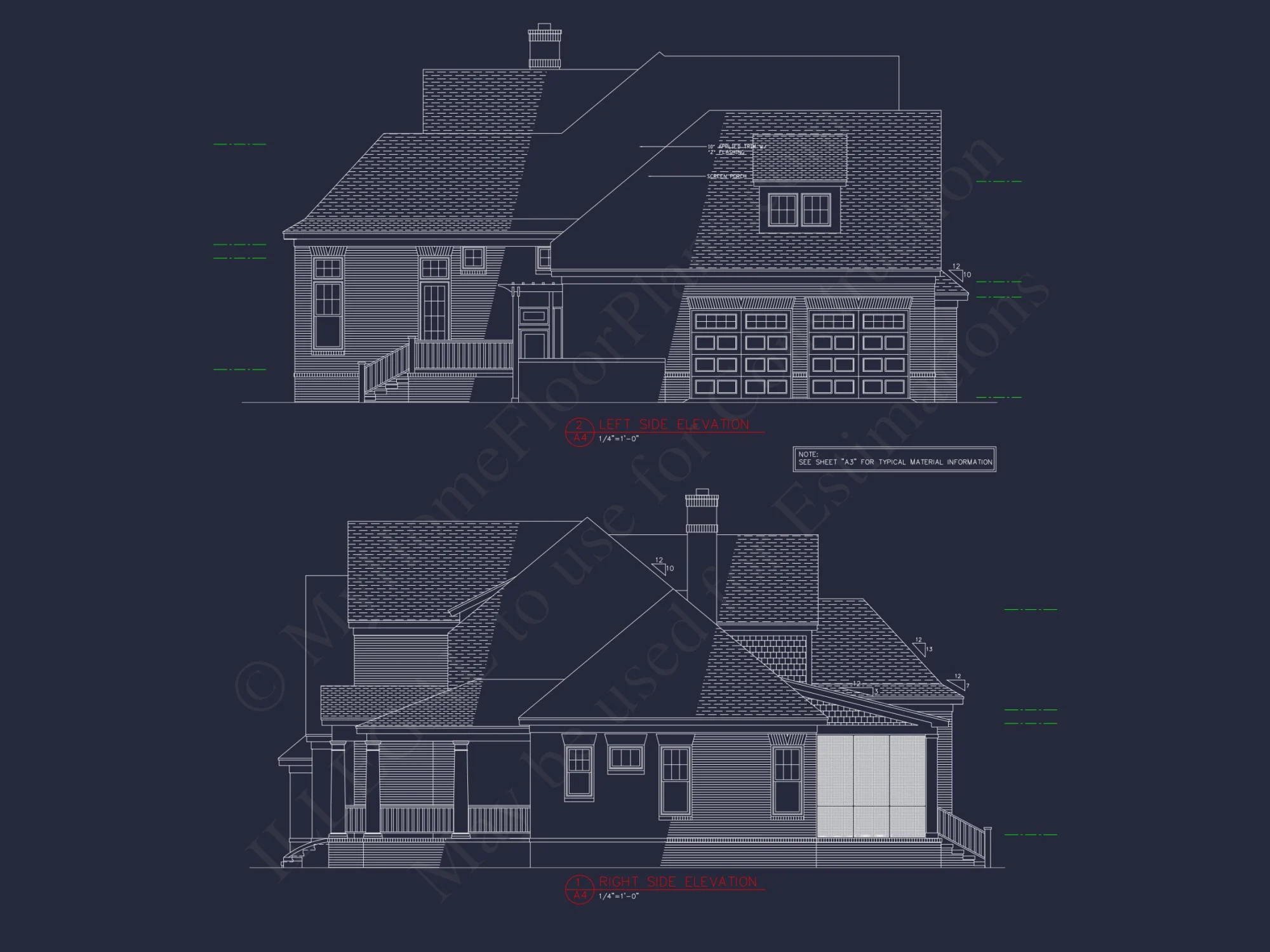 2-Story house Blueprint