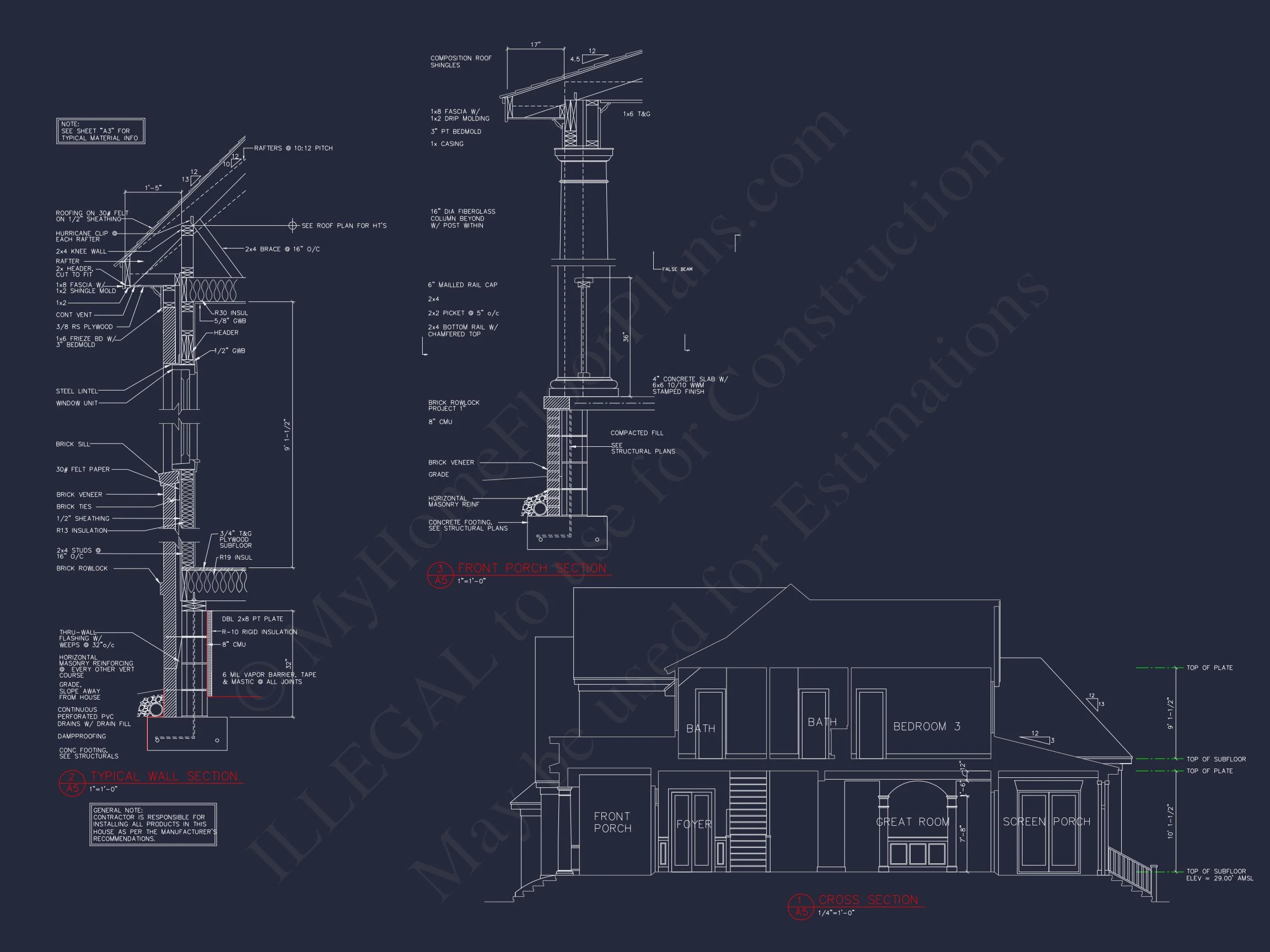 Architectural Floor Plan Design with CAD
