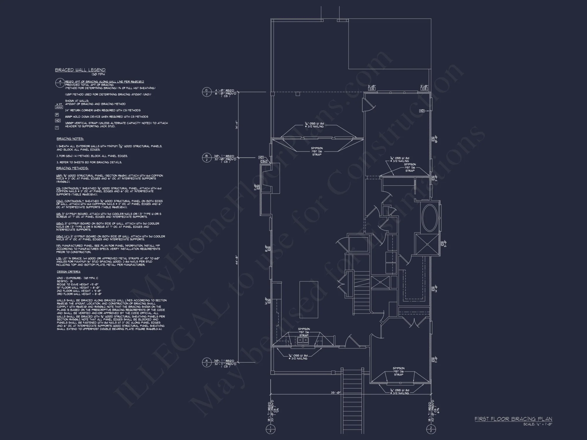 Elegant Beach house Plan with Detailed CAD Blueprint Designs