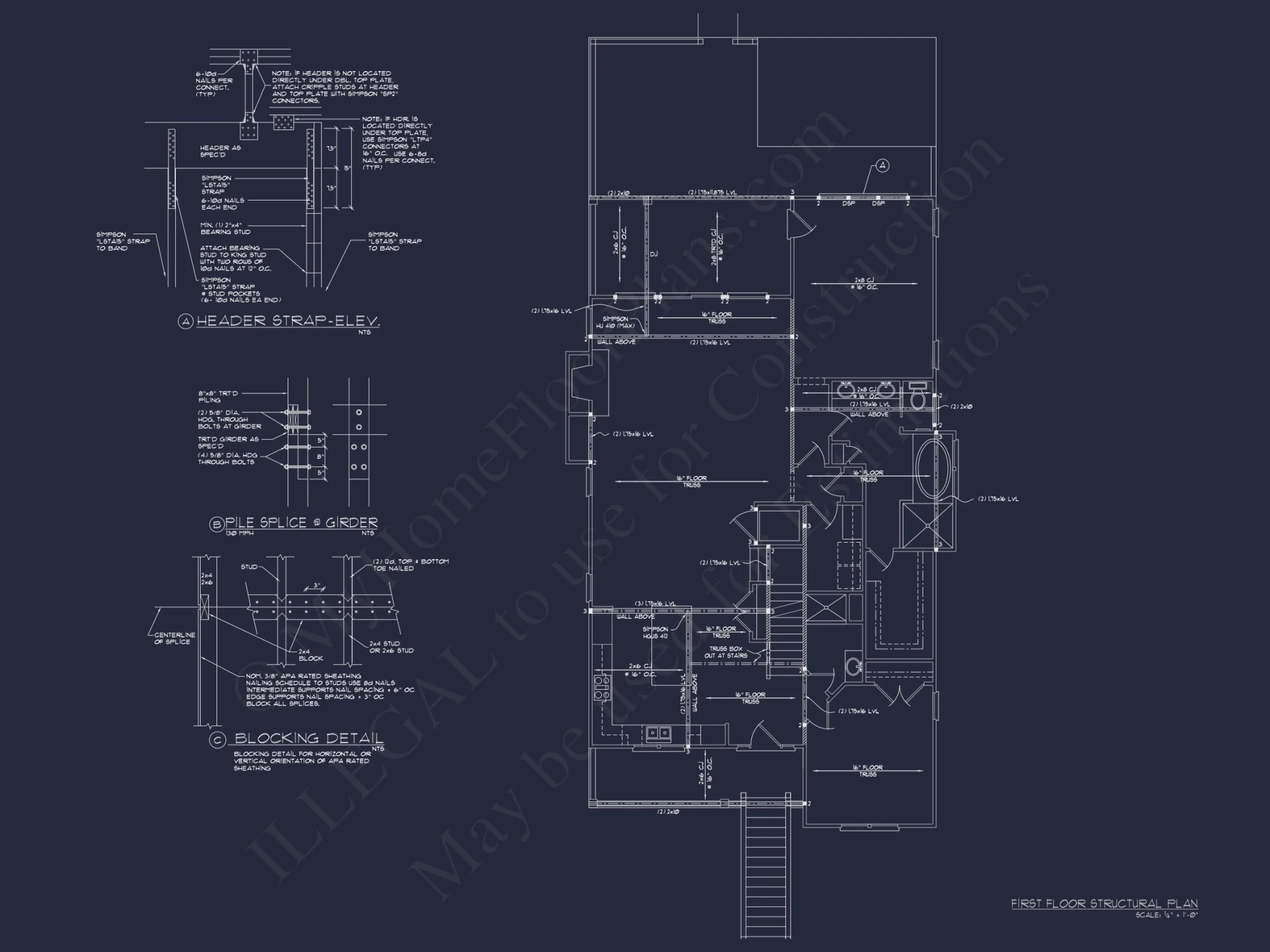 Elegant Beach house Plan with Detailed CAD Blueprint Designs