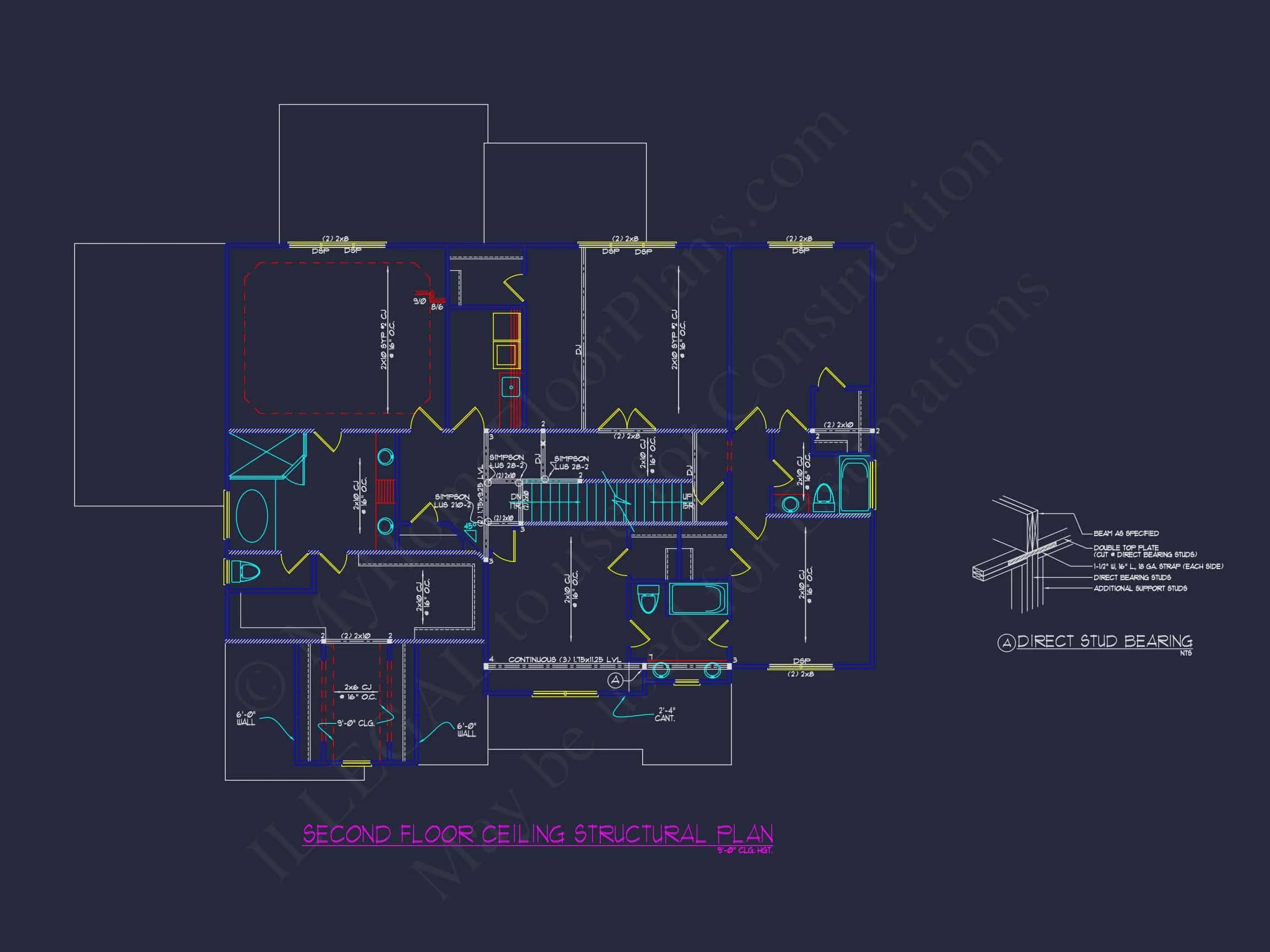 Modern house Floor Plan with Spacious Blueprint Designs