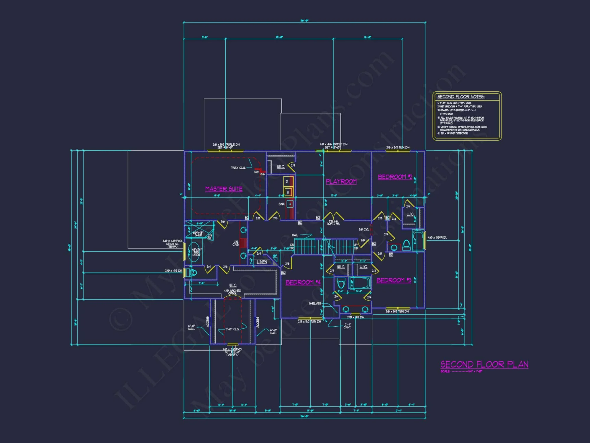 Modern house Floor Plan with Spacious Blueprint Designs