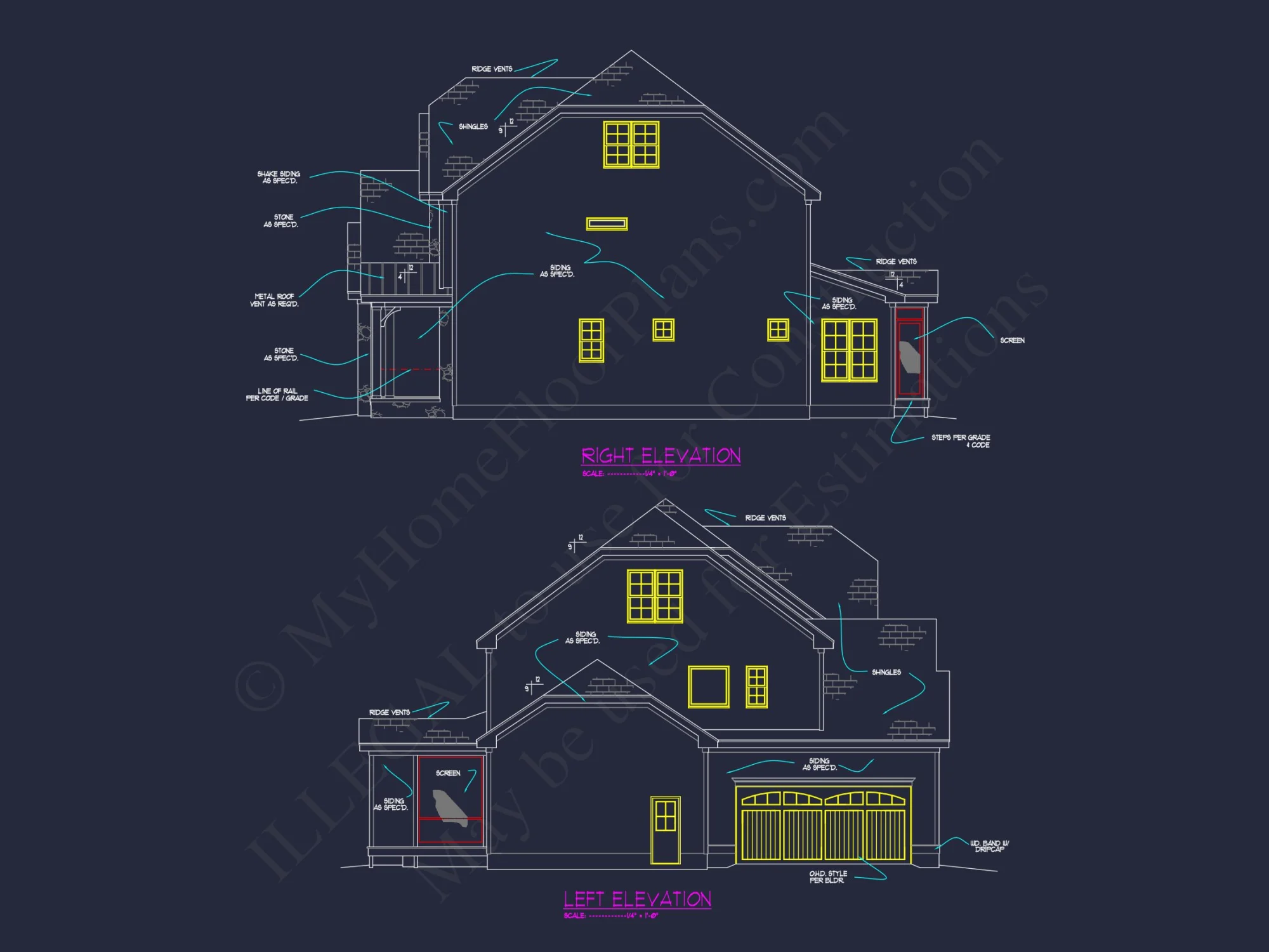Modern house Floor Plan with Spacious Blueprint Designs
