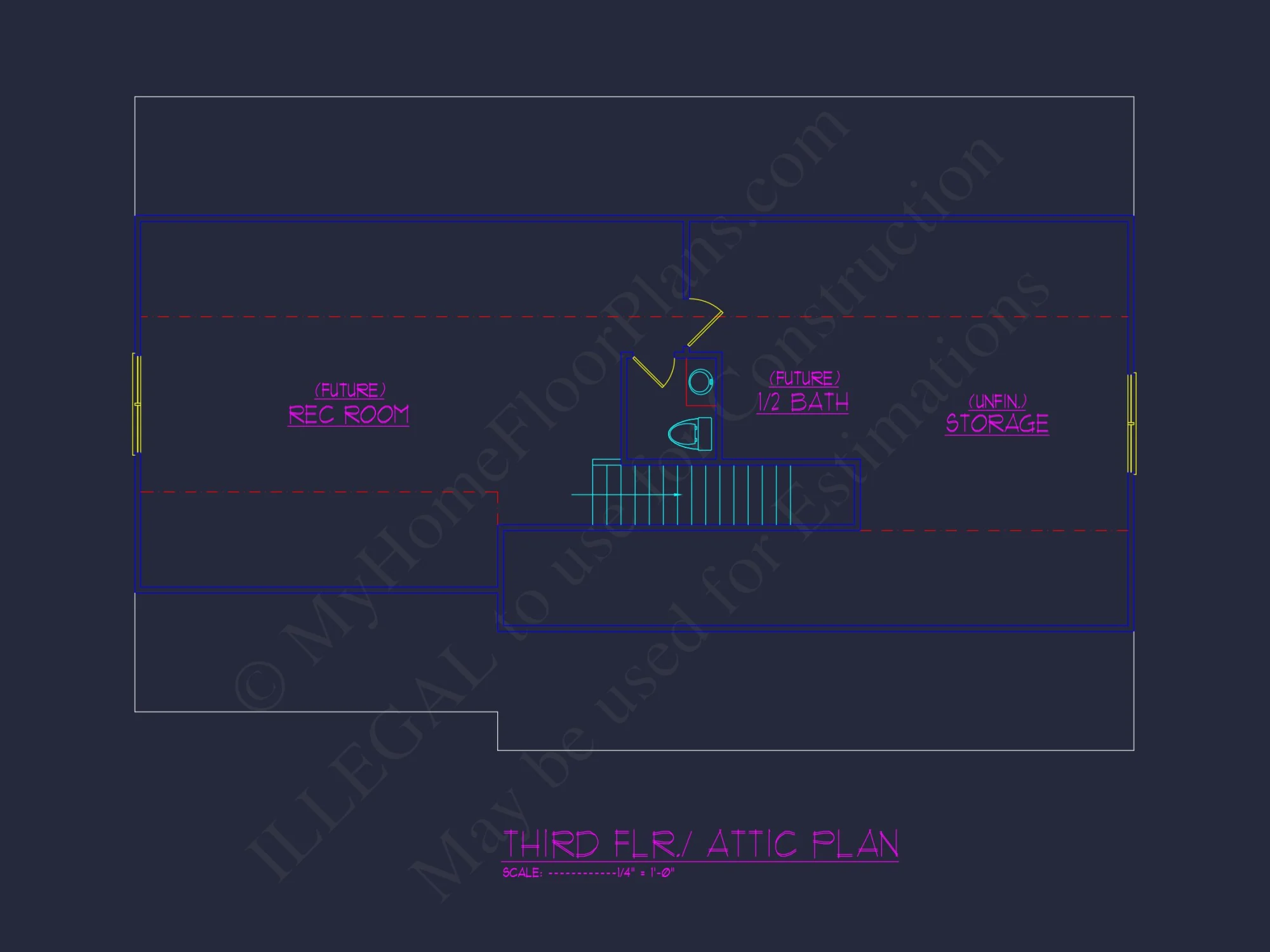 Modern house Floor Plan with Spacious Blueprint Designs