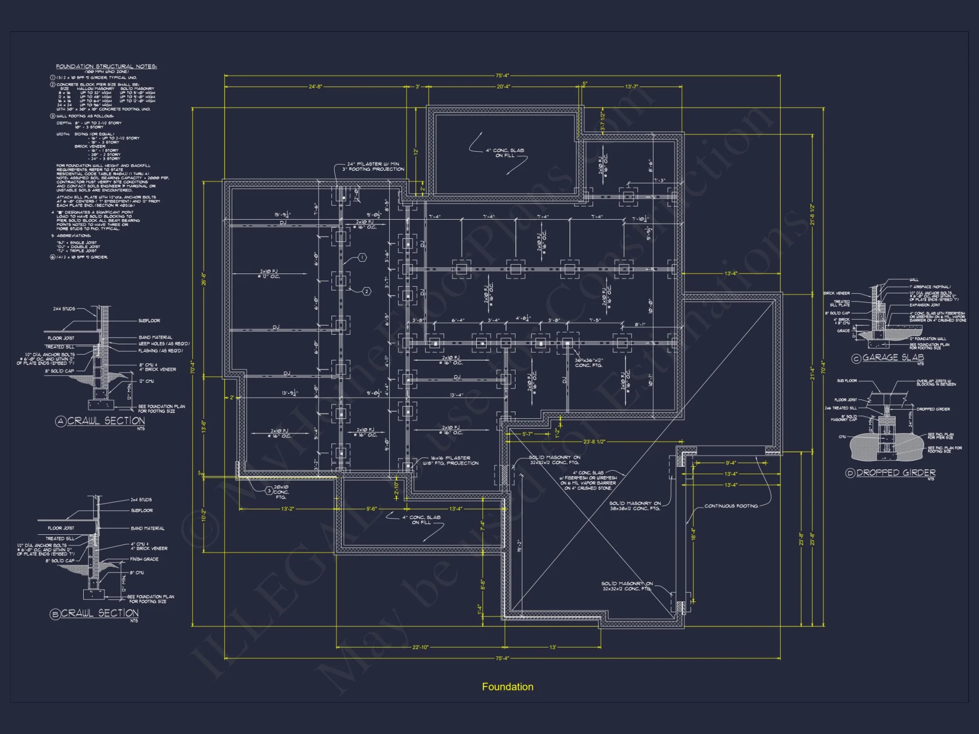 Modern house Plan with CAD Designs and Blueprint Features