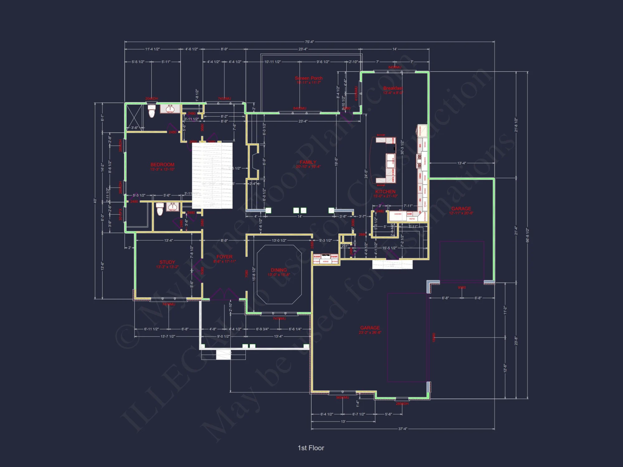 Modern house Plan with CAD Designs and Blueprint Features