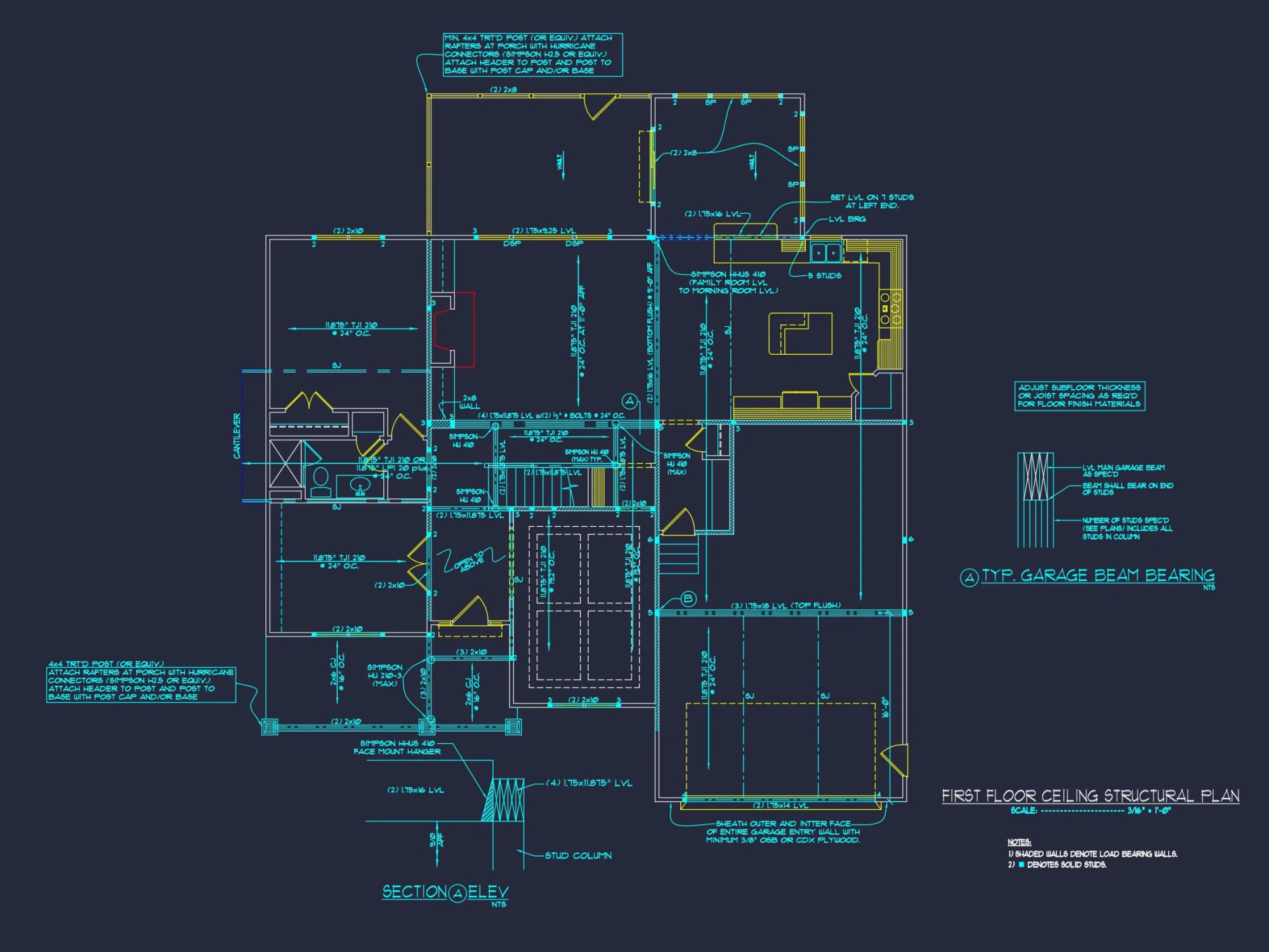 Modern Craftsman house Plan with Spacious Floor Designs