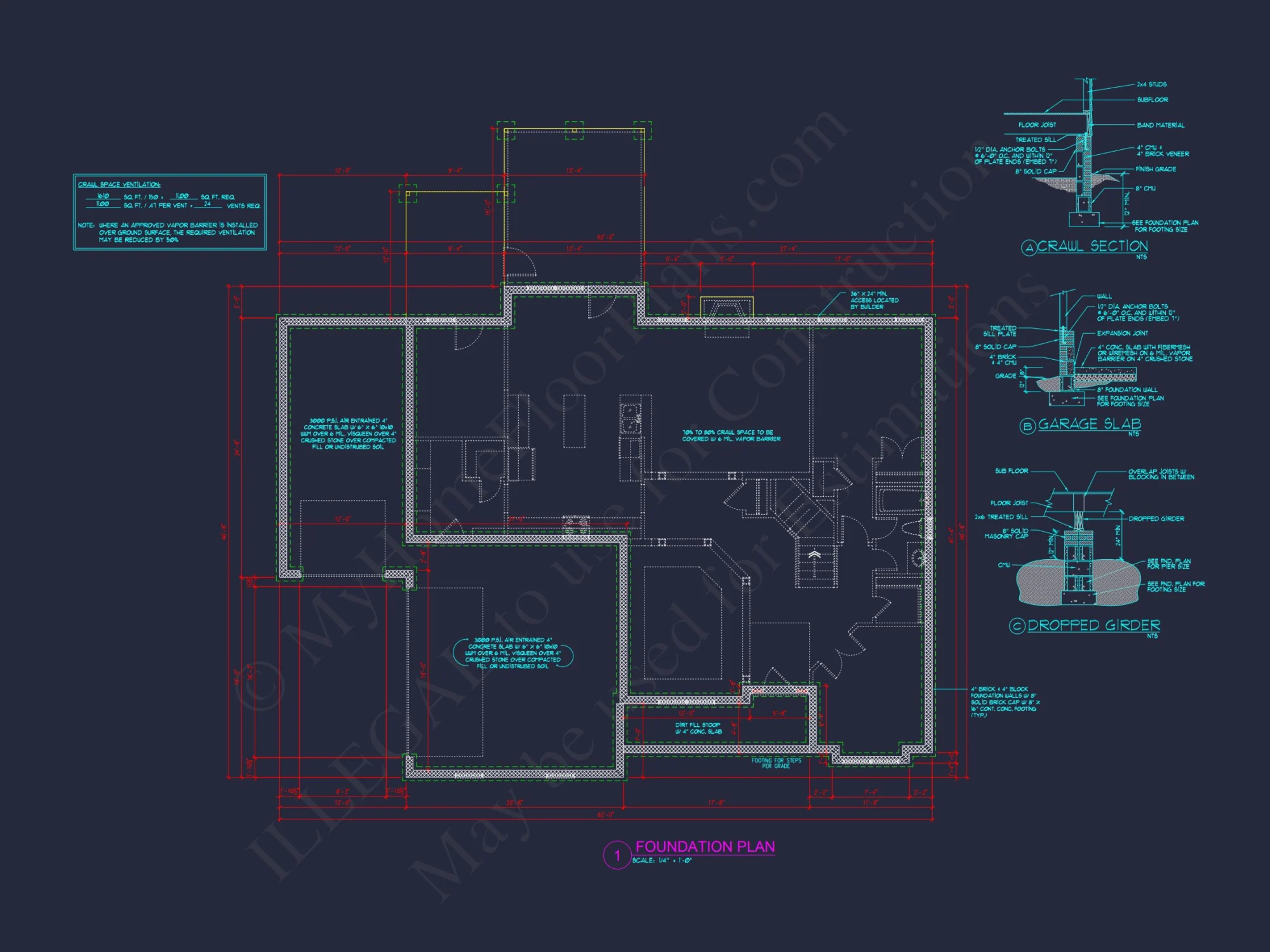 Modern house Plan – Detailed Floor Plans & CAD Designs