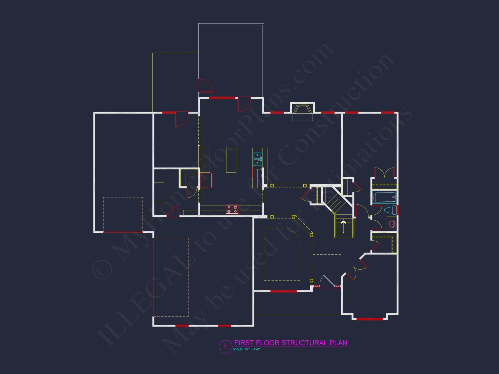 Modern house Plan – Detailed Floor Plans & CAD Designs