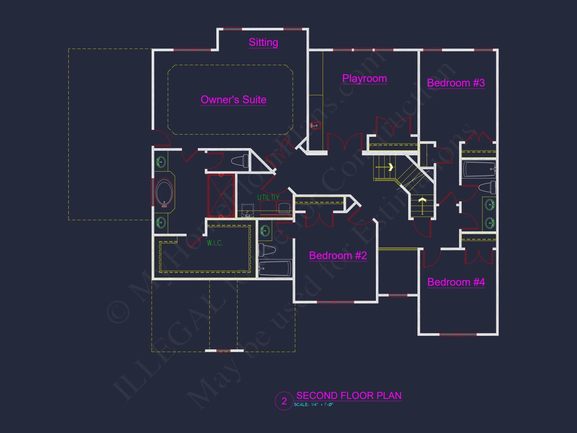 Modern house Plan – Detailed Floor Plans & CAD Designs