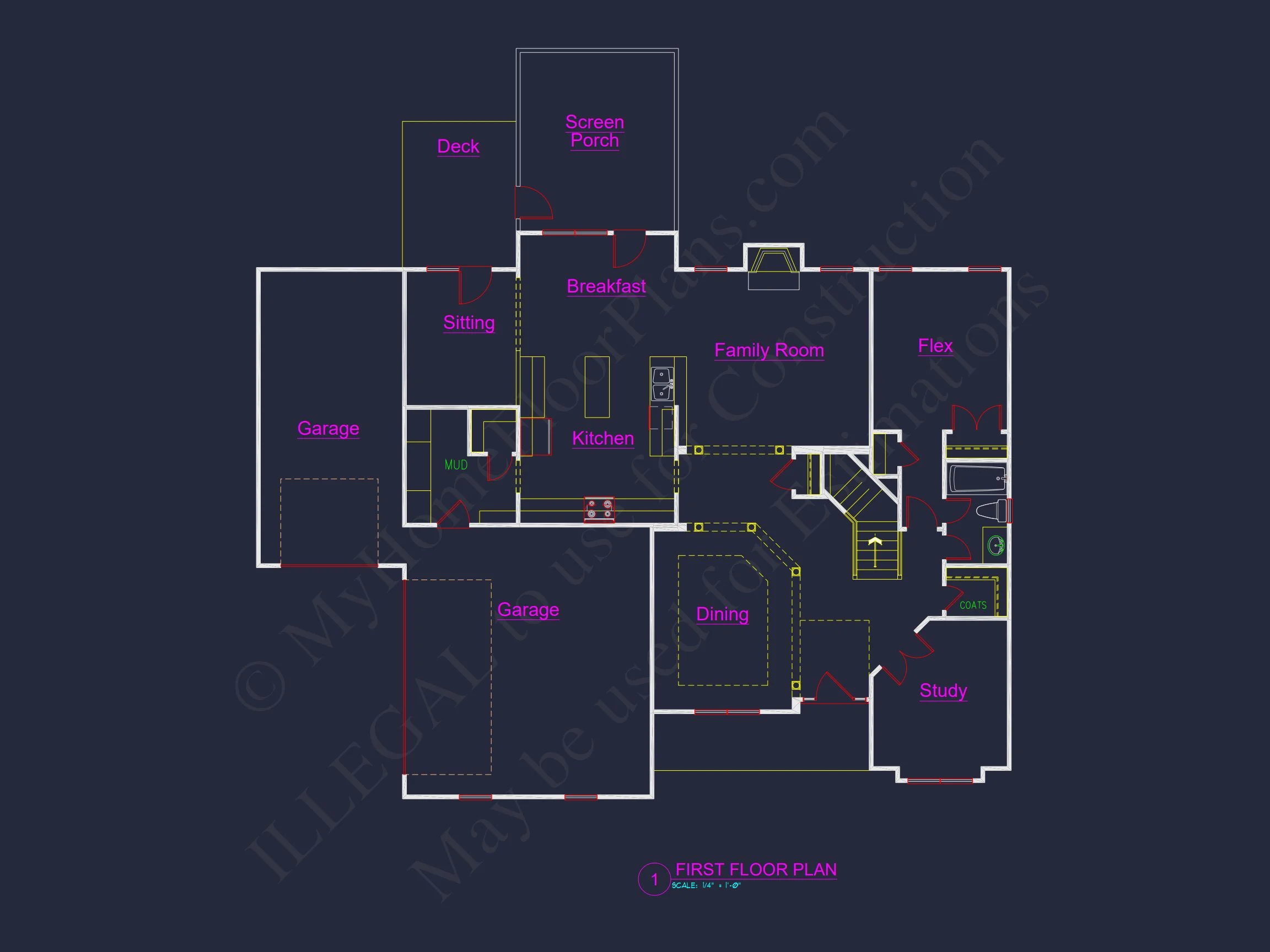 11-BELLA HOUSE PLAN - Modern House Plan – Detailed Floor Plans & CAD Designs 6 Modern house Plan – Detailed Floor Plans & CAD Designs