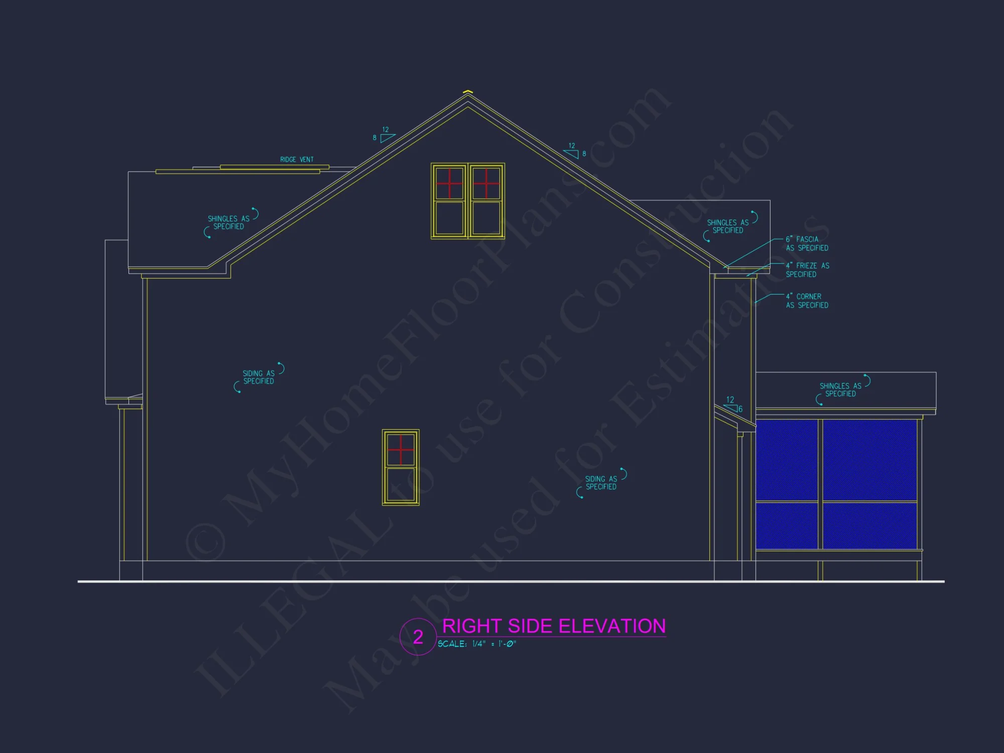 Modern house Plan – Detailed Floor Plans & CAD Designs