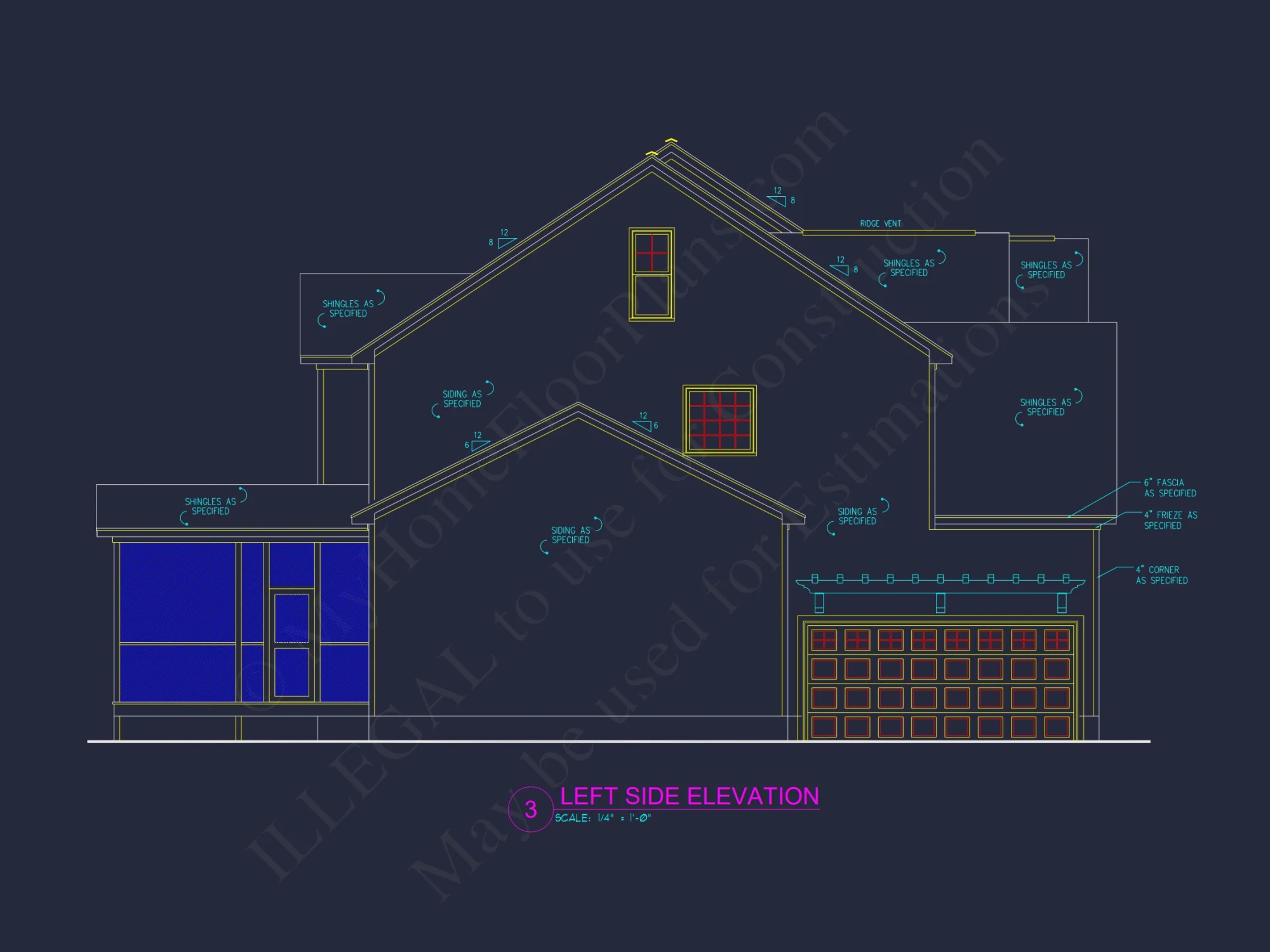 Modern house Plan – Detailed Floor Plans & CAD Designs