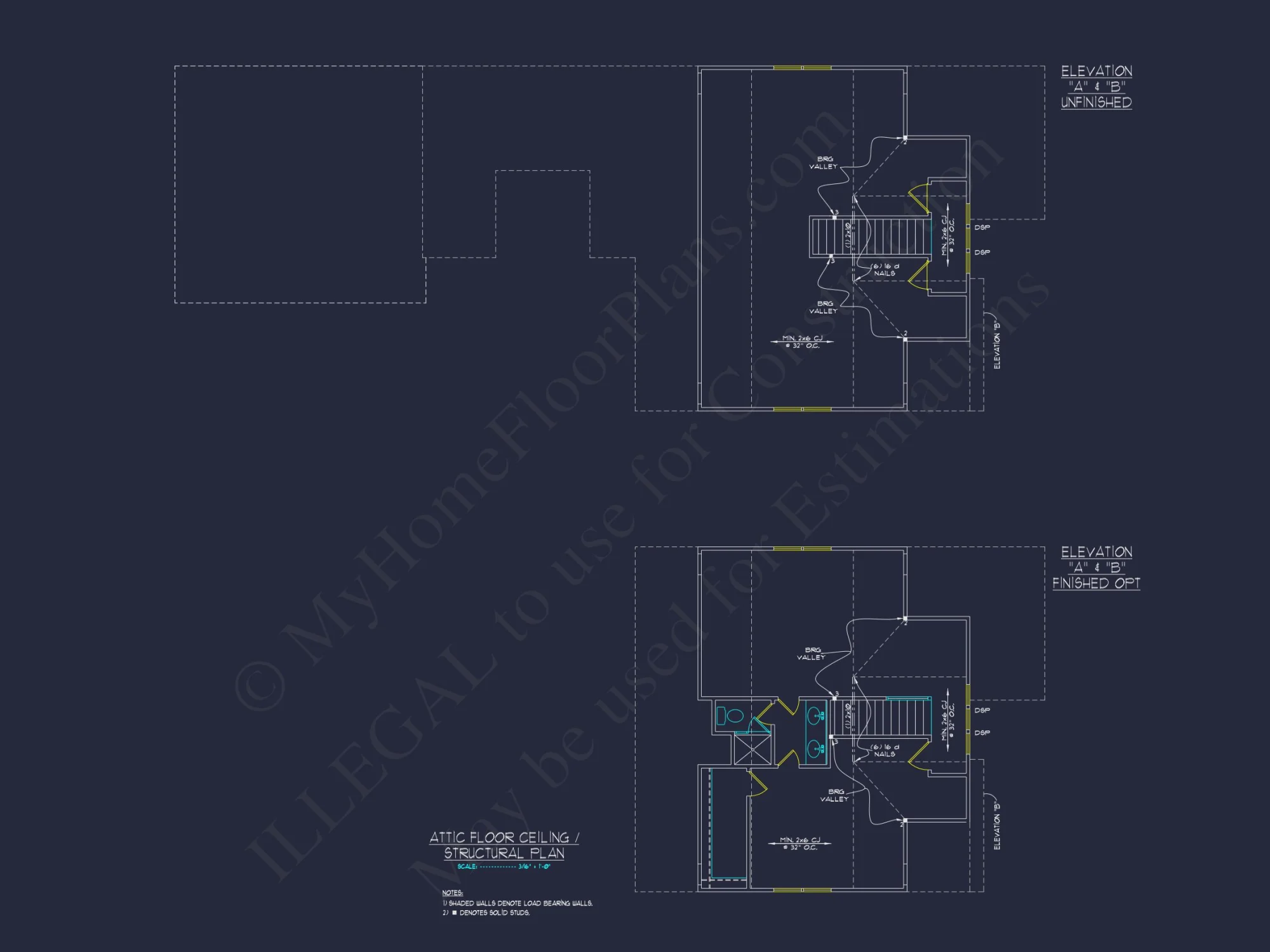 Modern Craftsman house Plan with 2 Floors and Unique Features
