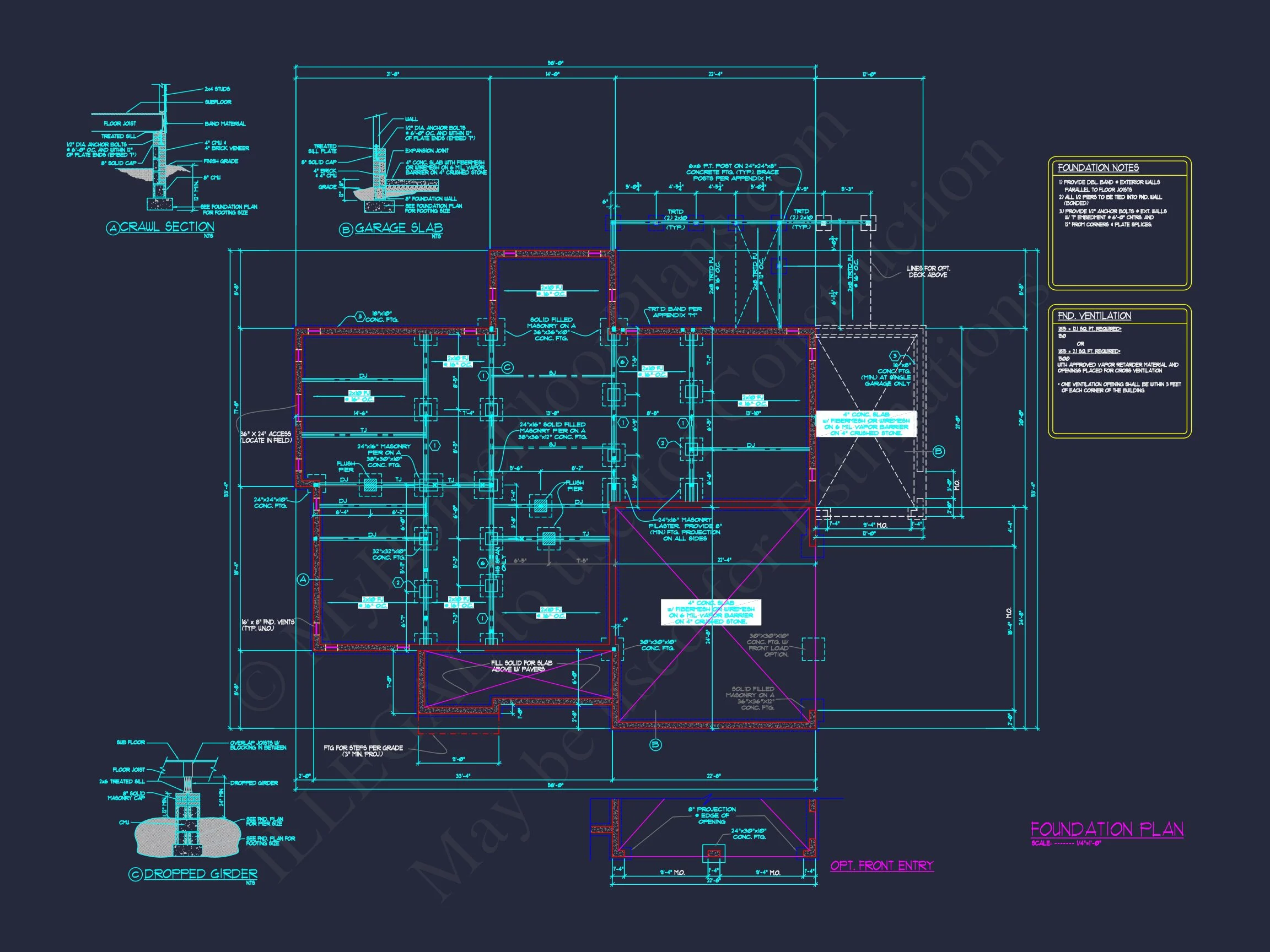 Elegant house Plan with Floor Plan, CAD Designs & Blueprint