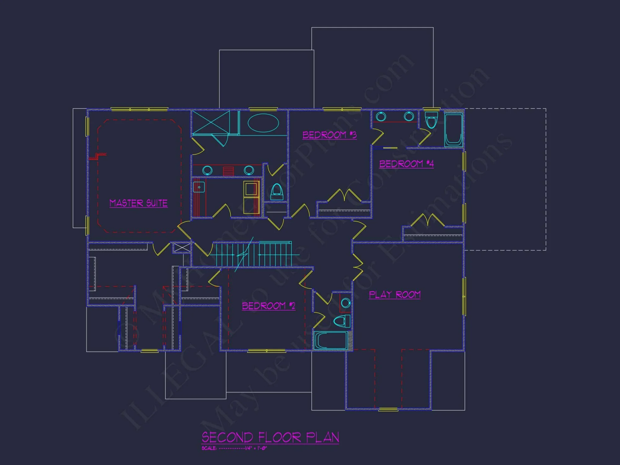 Elegant house Plan with Floor Plan, CAD Designs & Blueprint