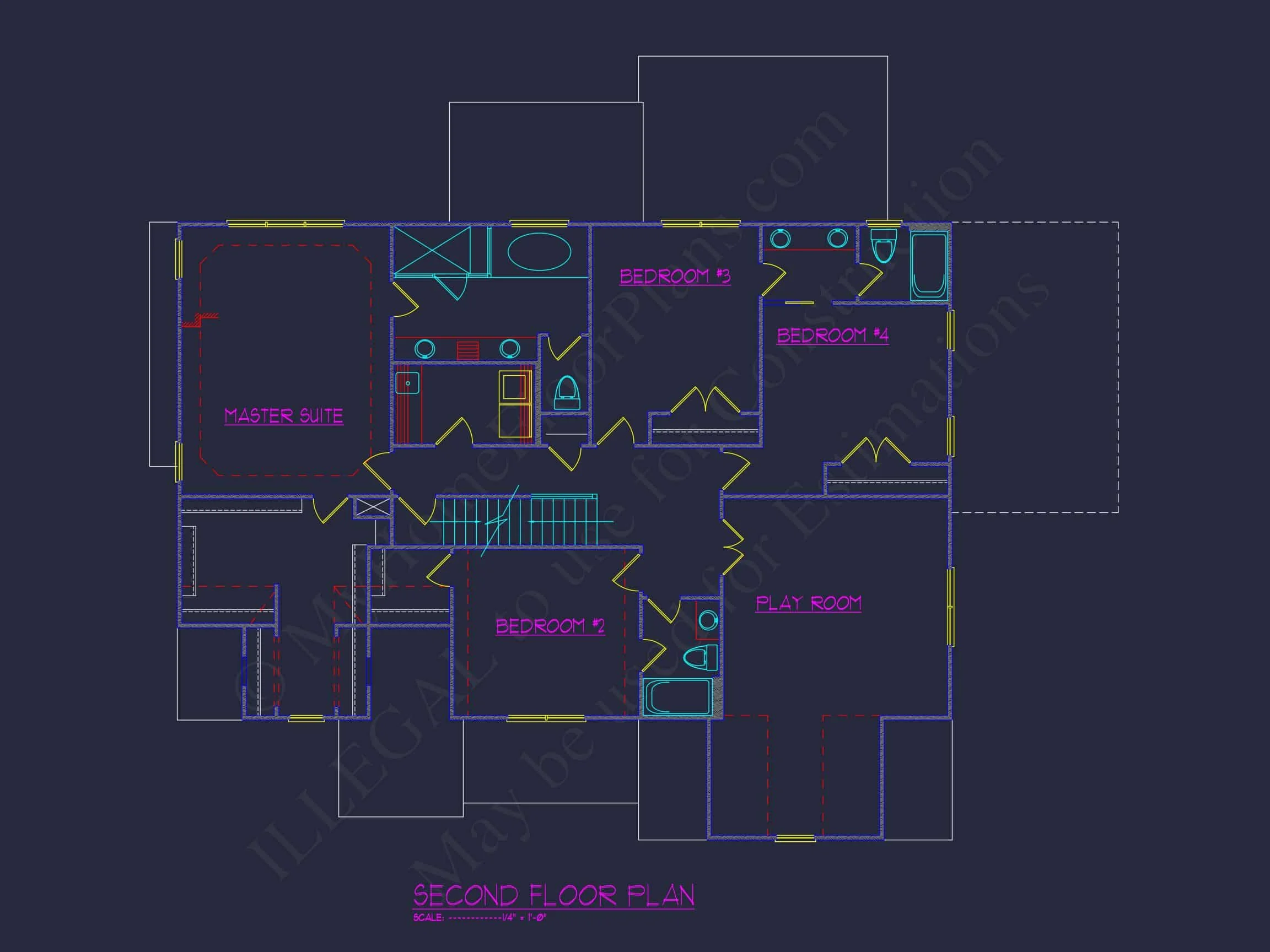 Elegant house Plan with Floor Plan, CAD Designs & Blueprint