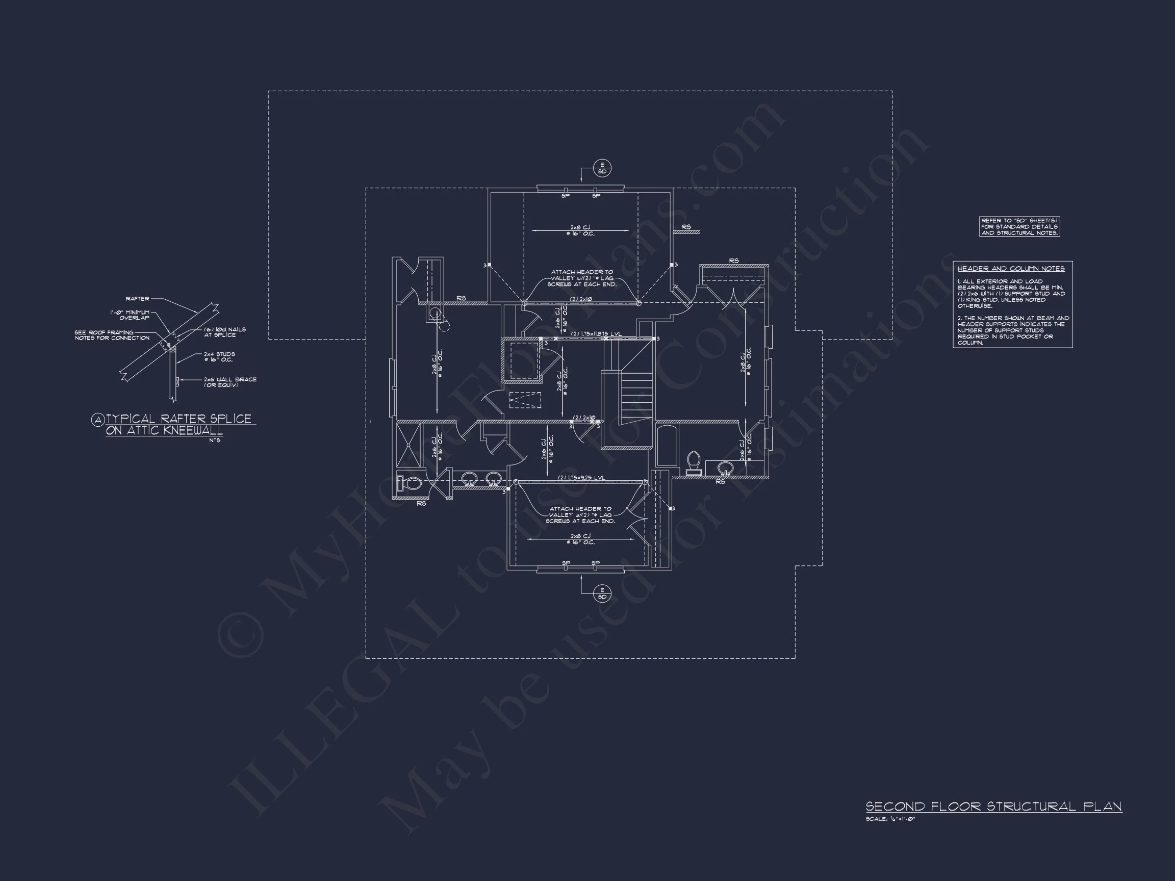 11-1974 HOUSE PLAN - Custom House Blueprint with 5 Beds, Open Floor Plan — CAD Designs 14 Custom house Blueprint with 5 Beds, Open Floor Plan — CAD Designs