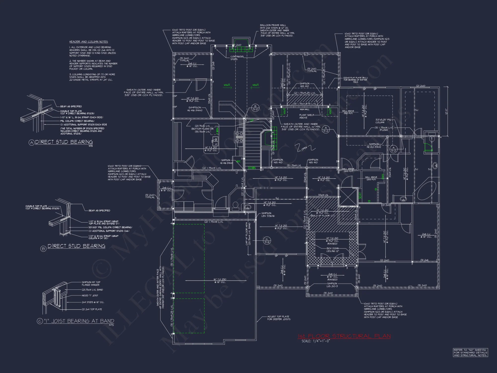 Spacious house Plan with French Country Architecture Designs
