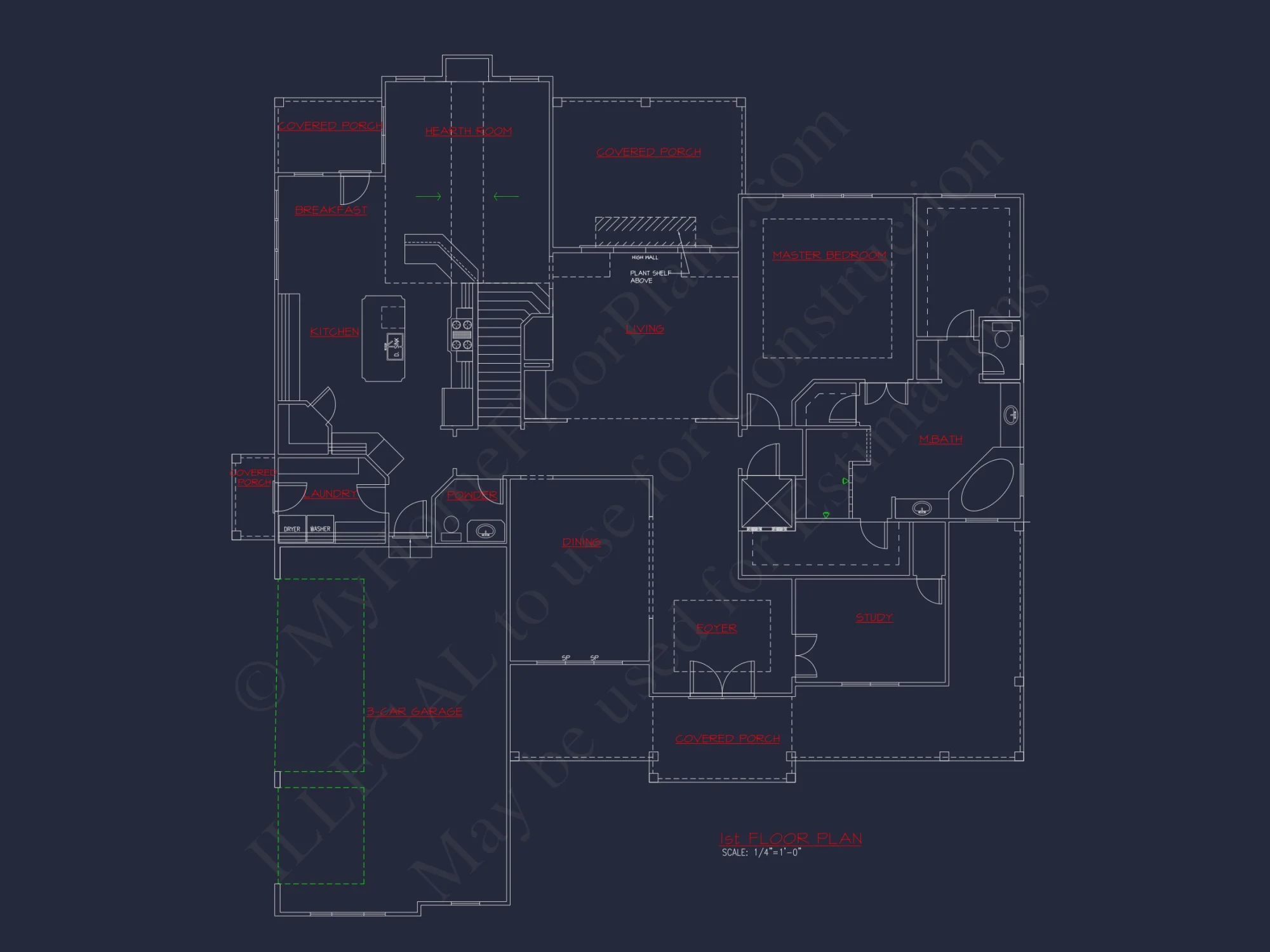 Spacious house Plan with French Country Architecture Designs
